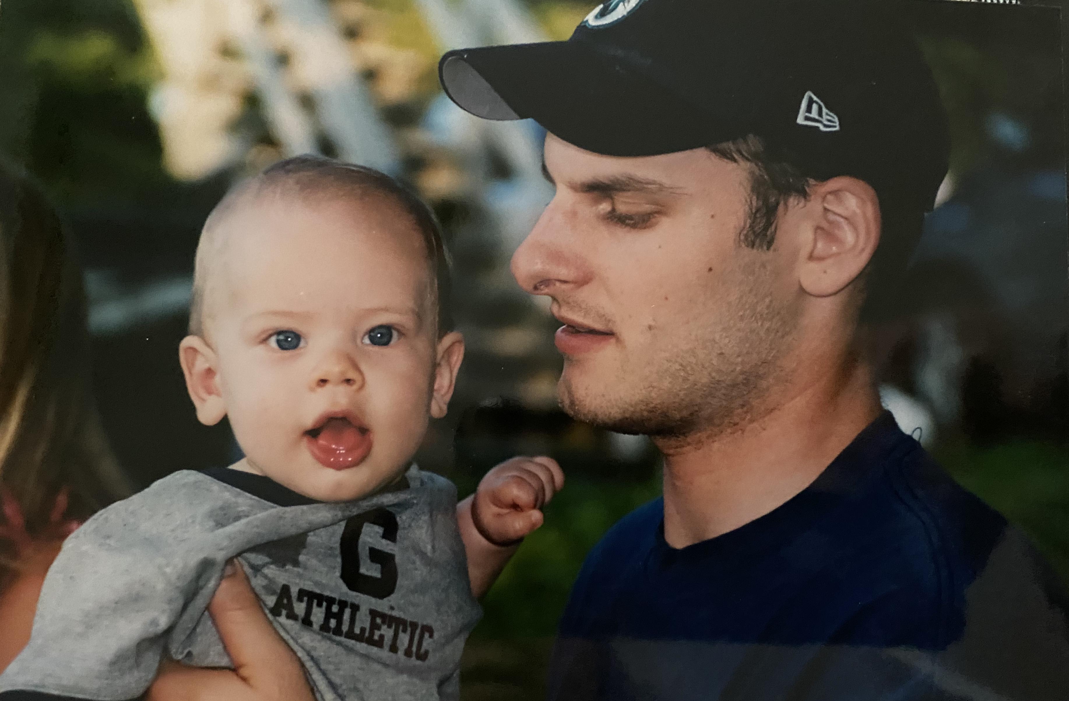 Bryan and Parker at my parent…