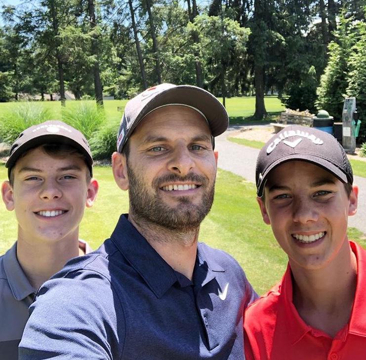 One of many rounds of golf wi…