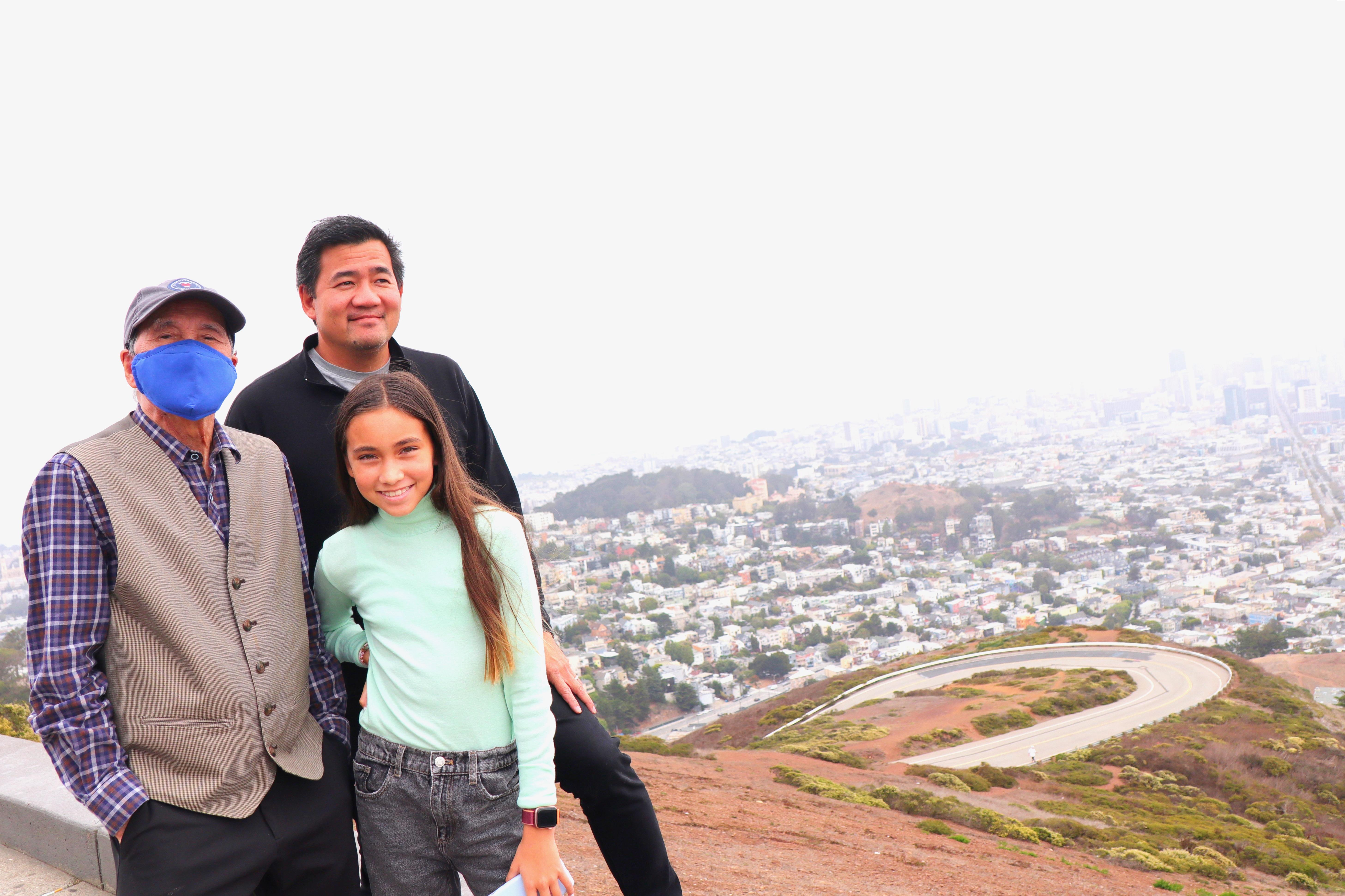 Showing Katie the sights of t…