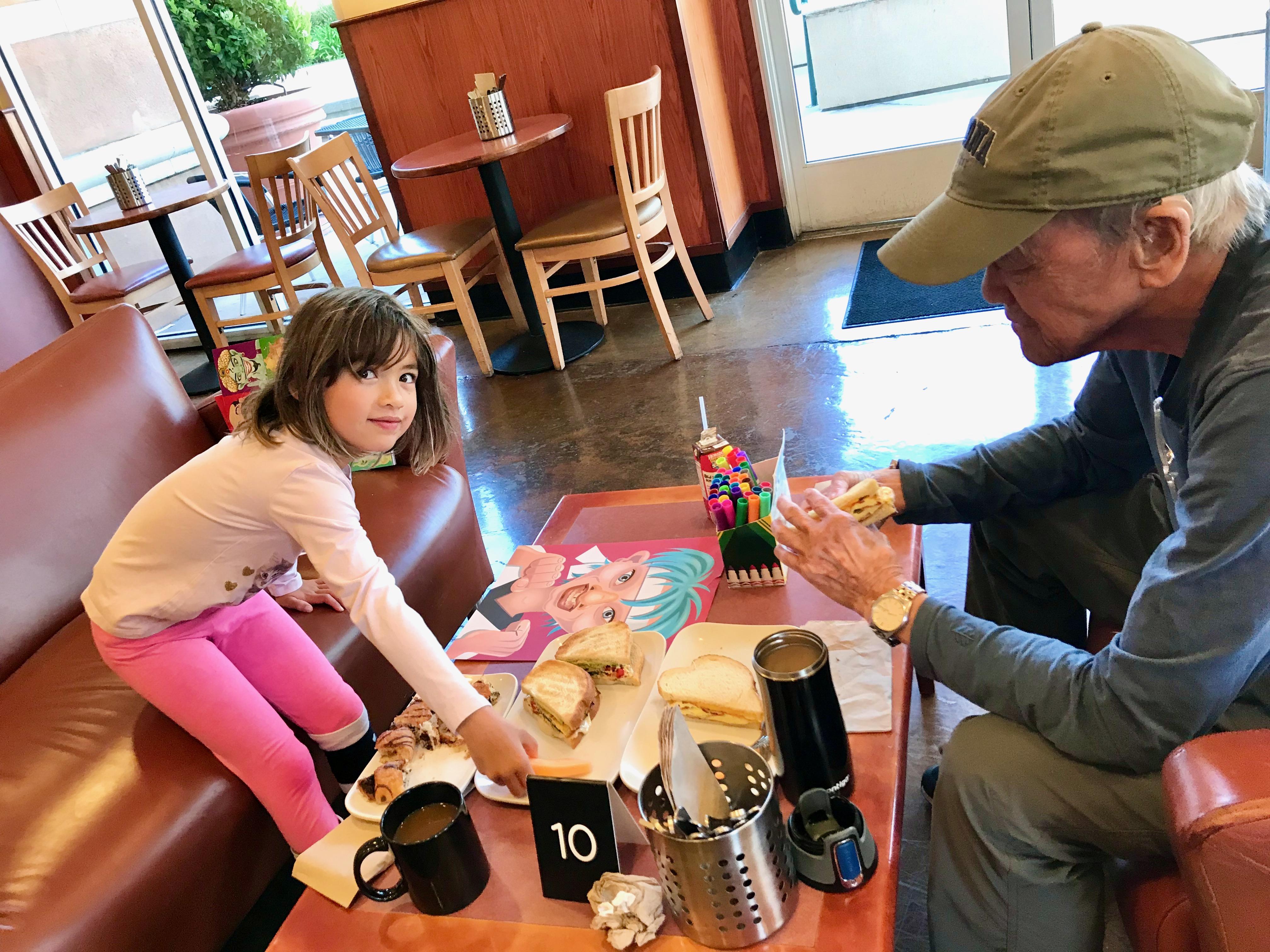 Breakfast with Grandpa