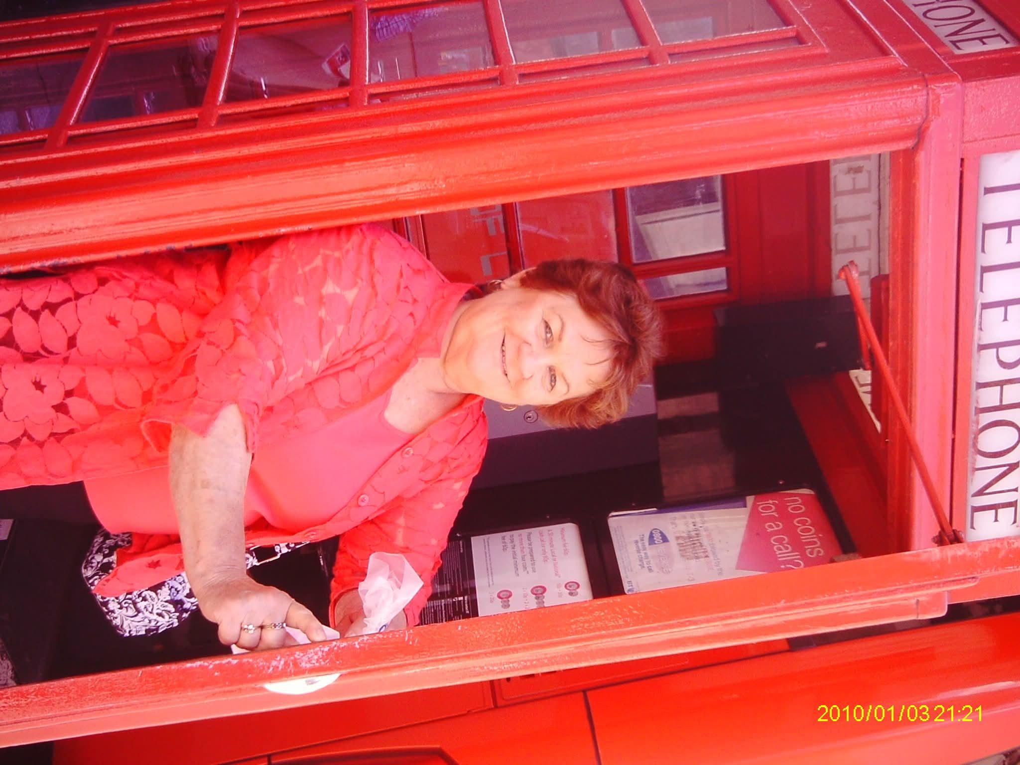 Janice and I visiting London