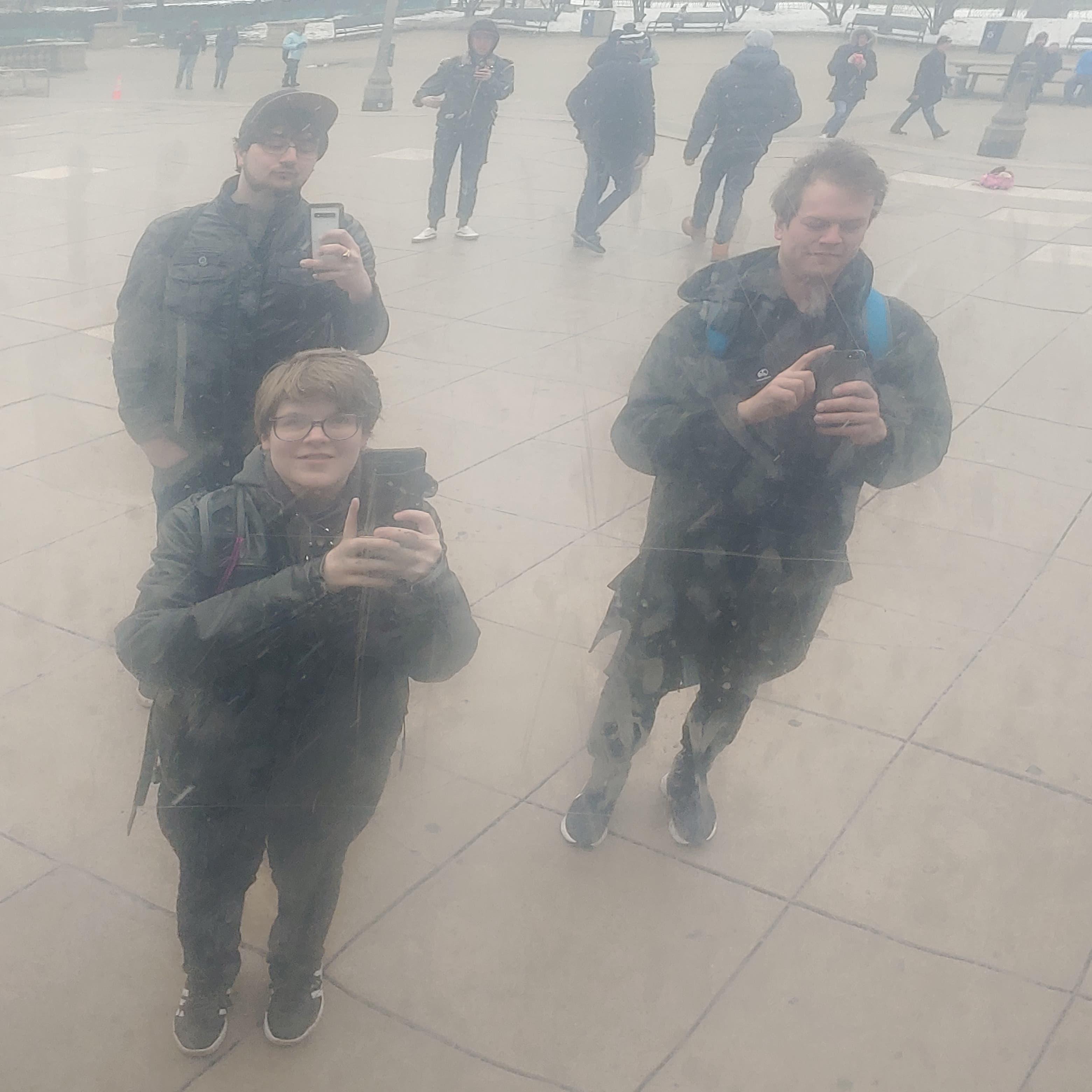 reflection of us all at the b…