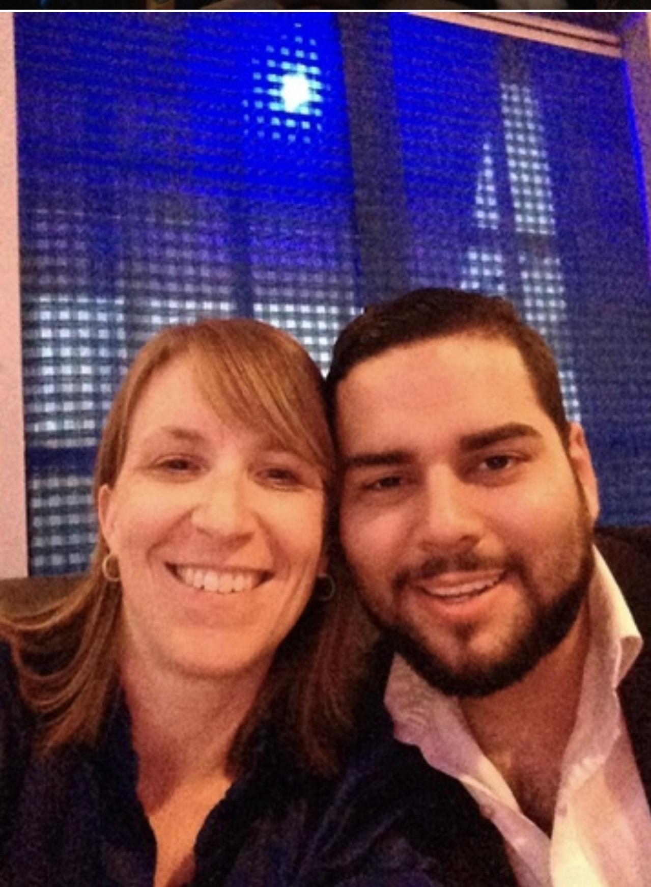 Gabe and I at his farewell to…