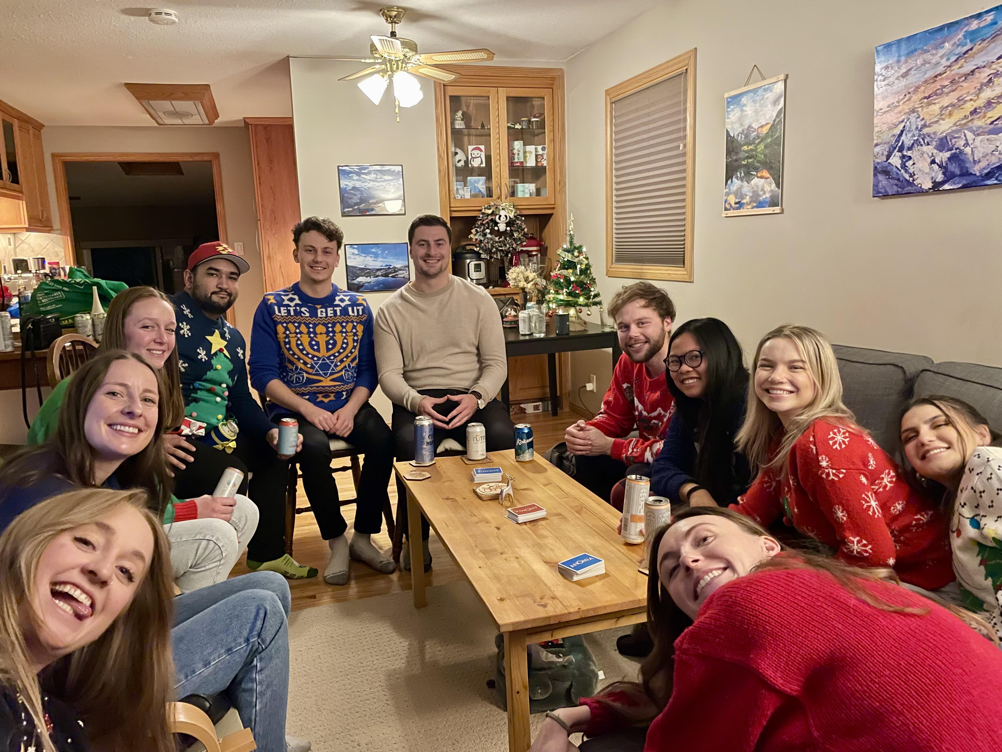 Holiday sweater party @ Steph…