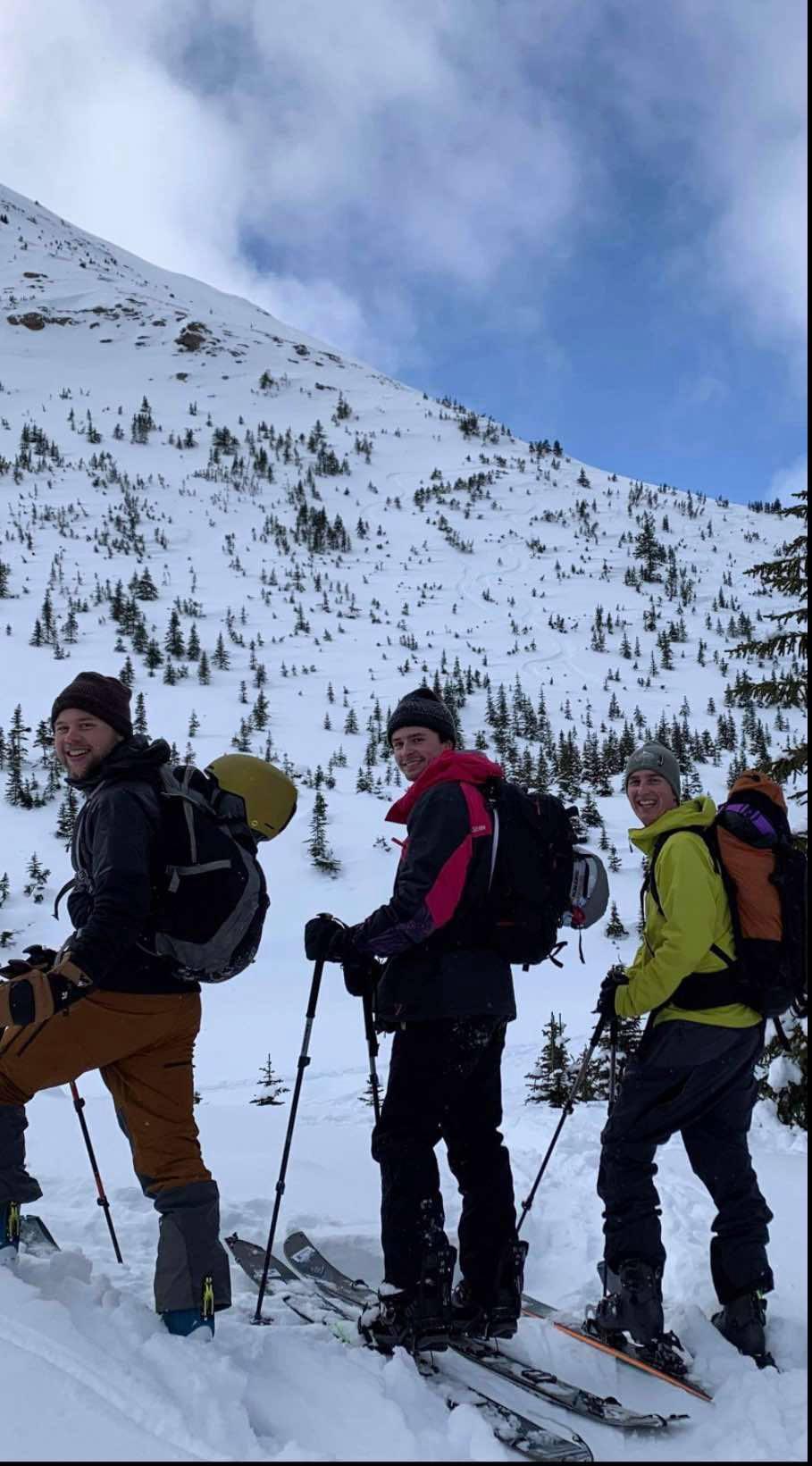 Our first ever backcountry ski