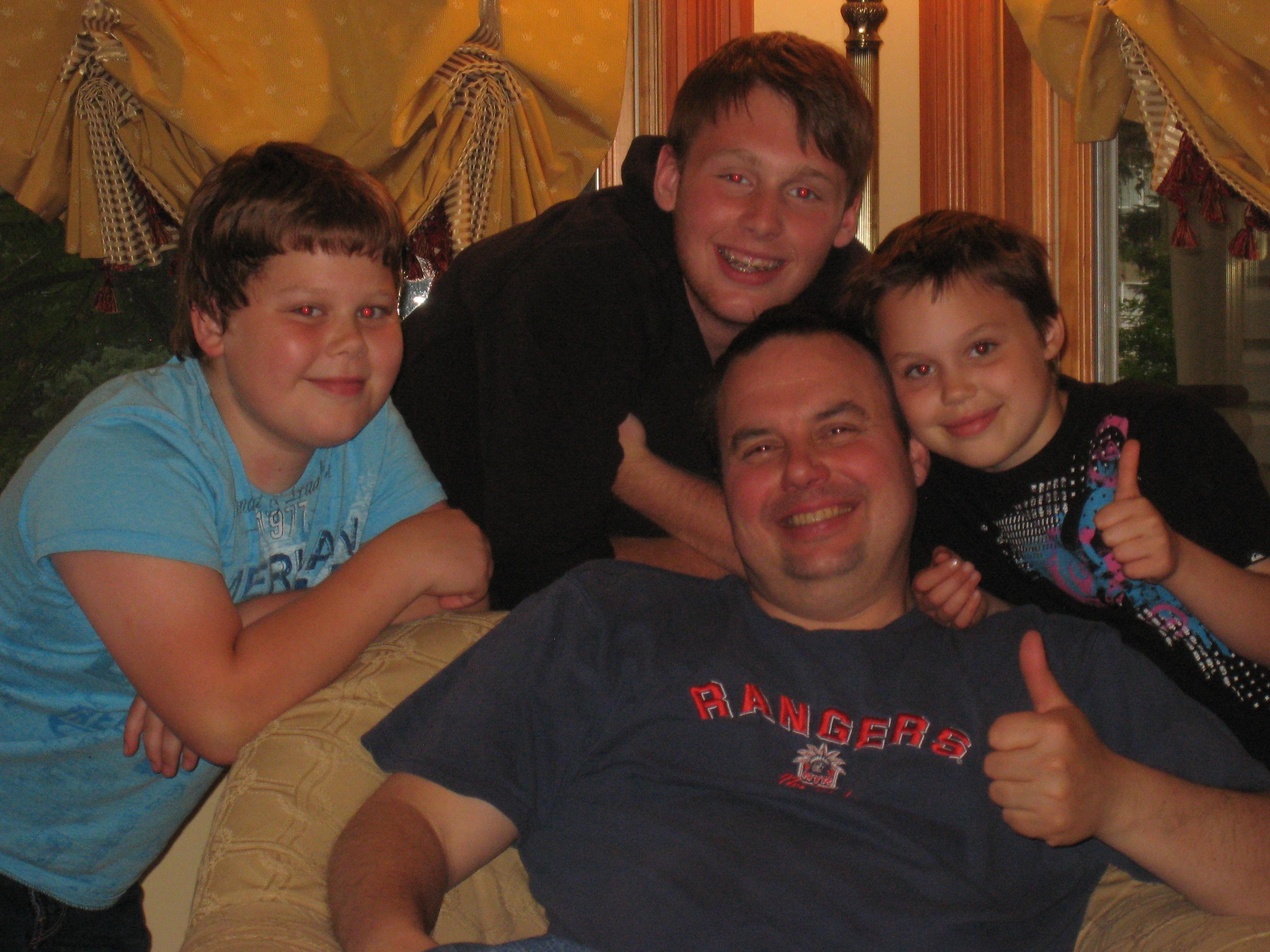 The boys on dad’s day 2009