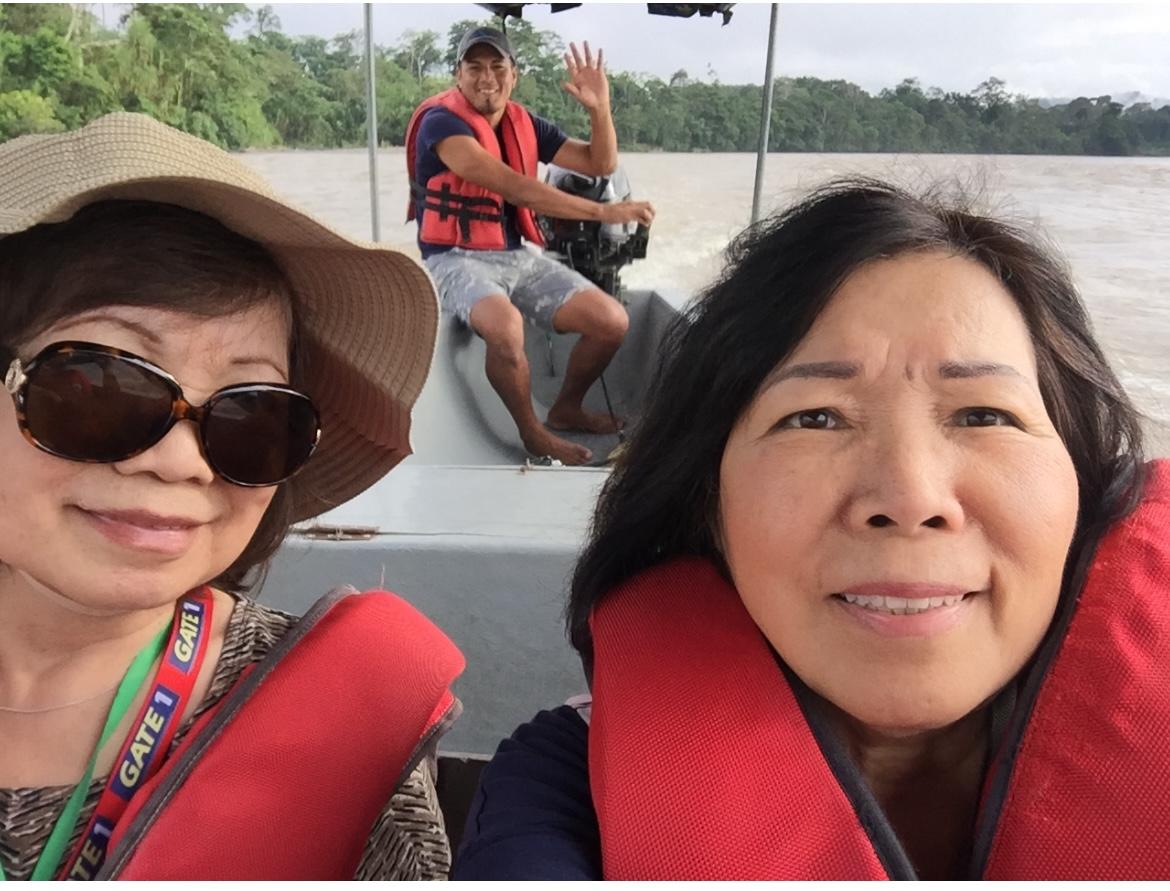 Amazon river boat ride