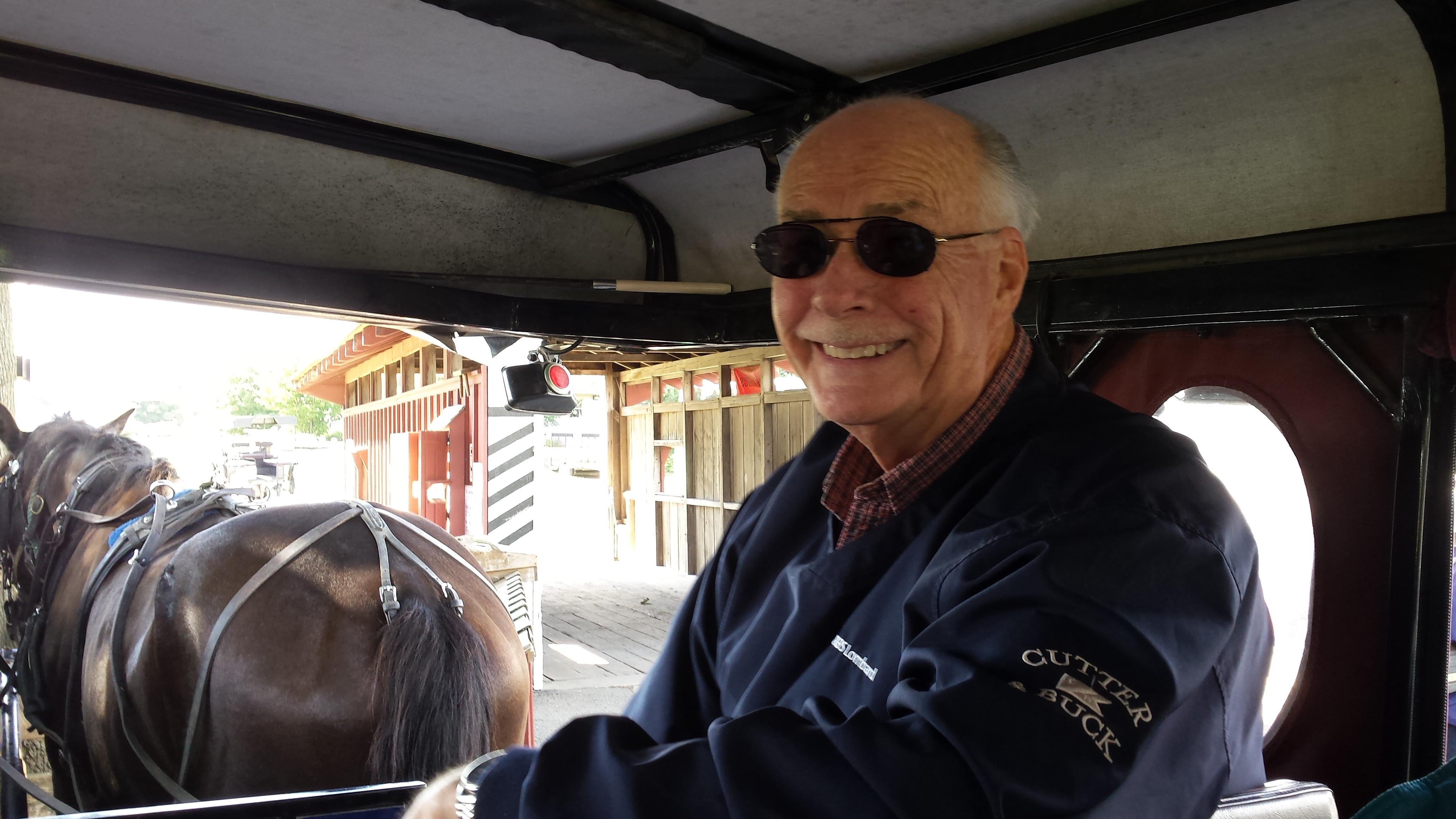 Amish buggy ride.