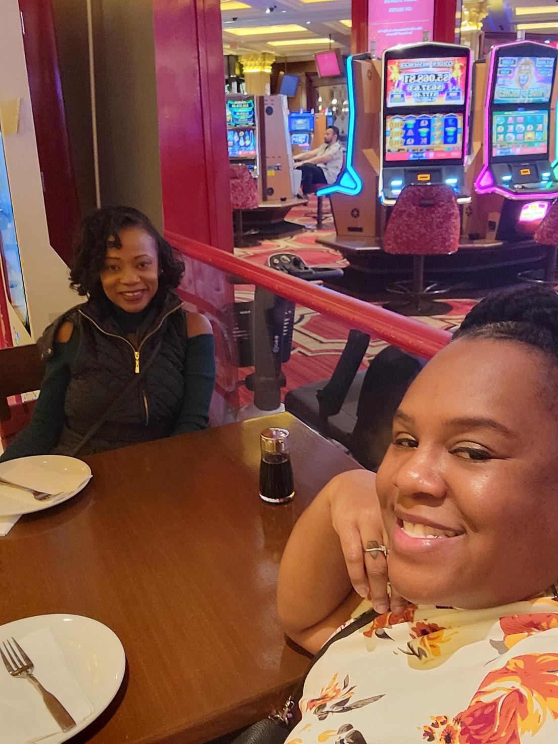 She loved going out to eat .