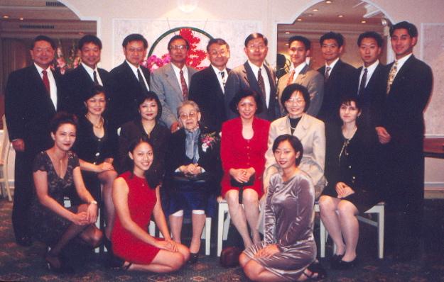 The Wang family celebrating t…