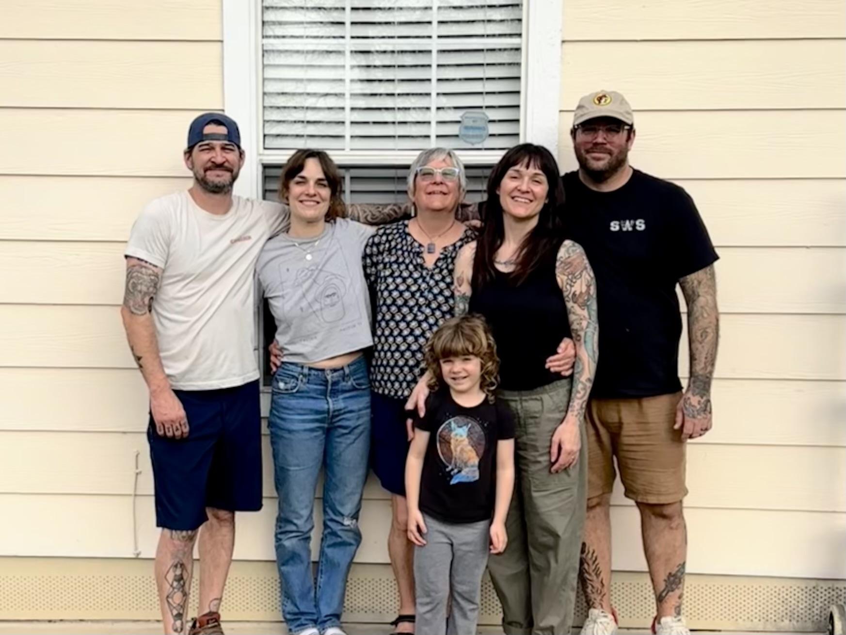 Family photo at the Hergotz h…