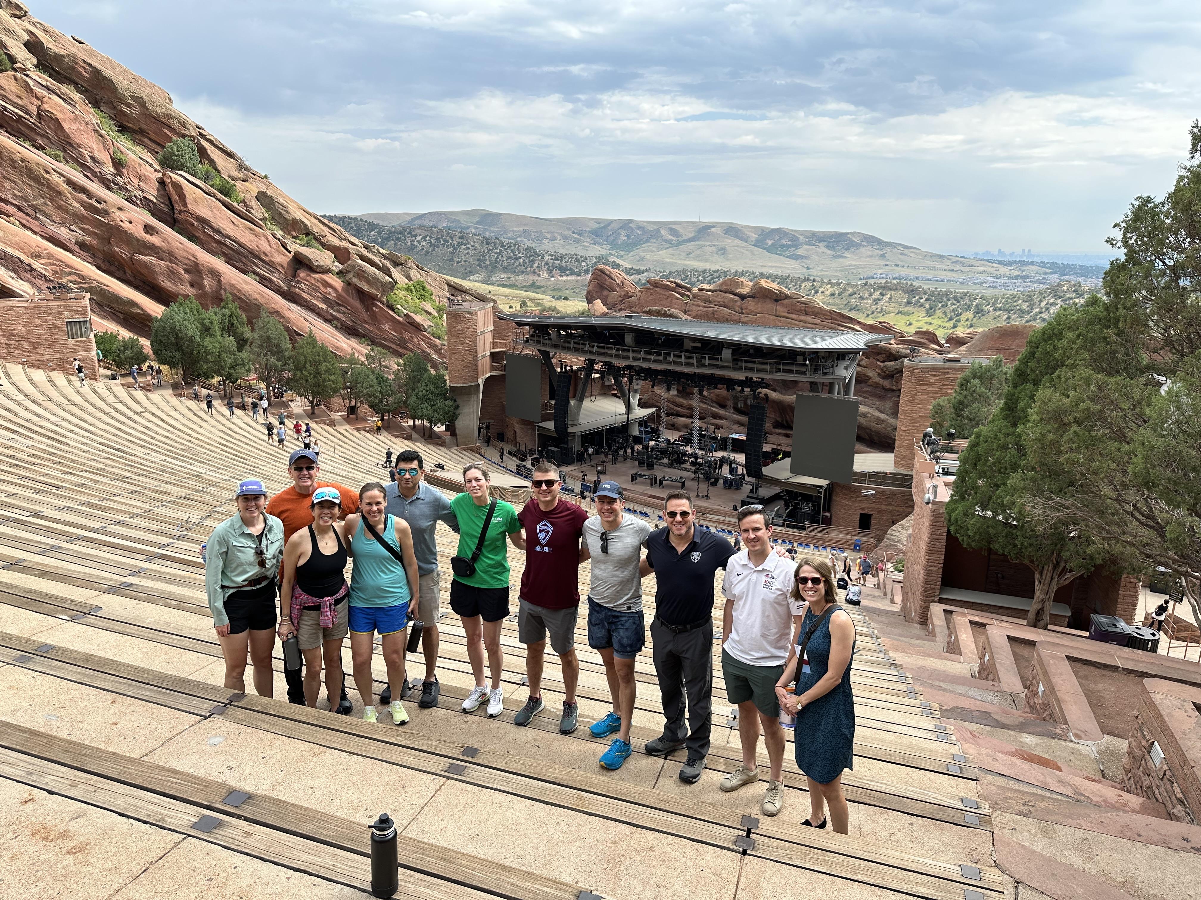 Team-building at Red Rocks fo…