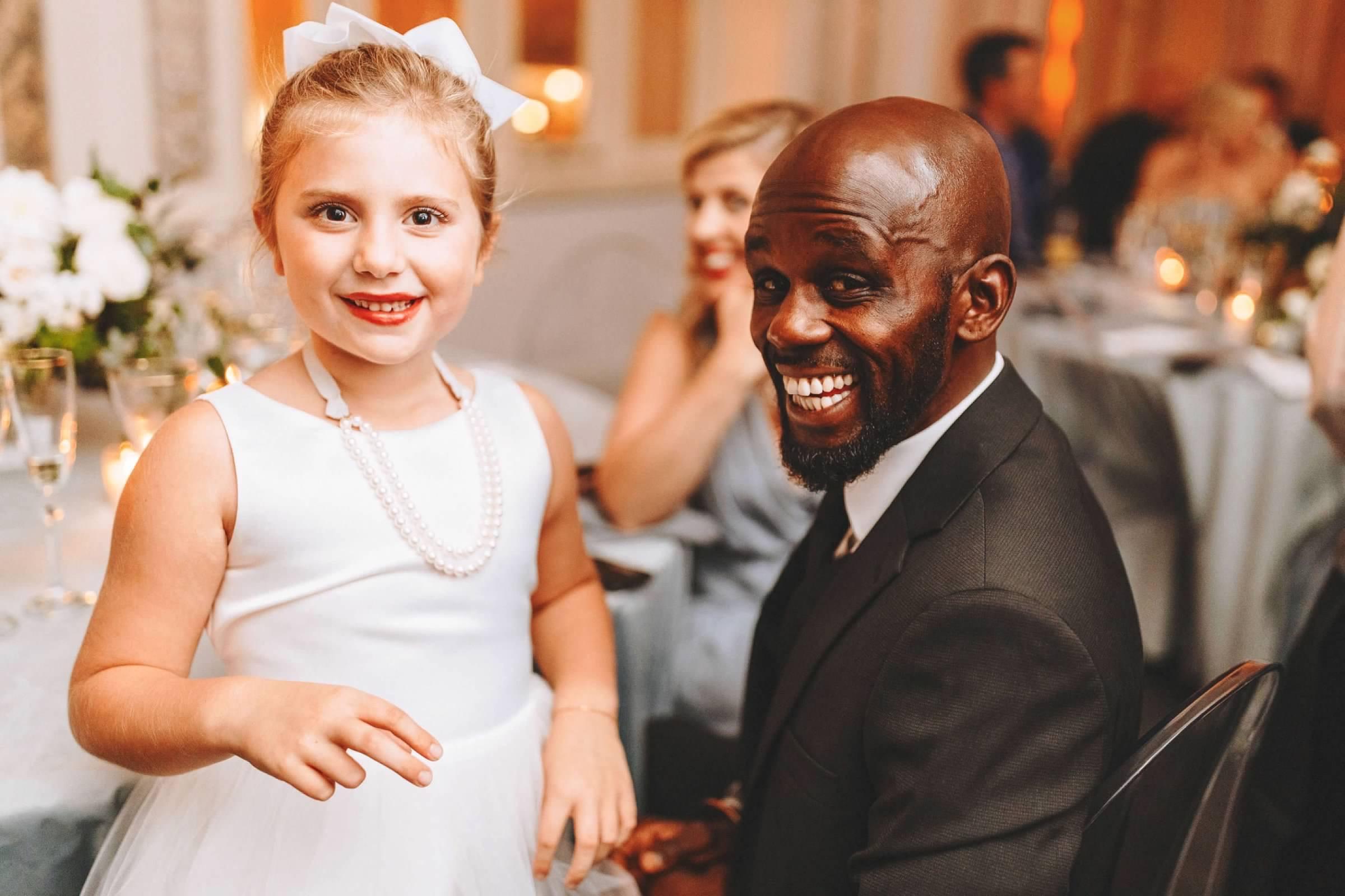 Jonas with my flower girl, Vi…