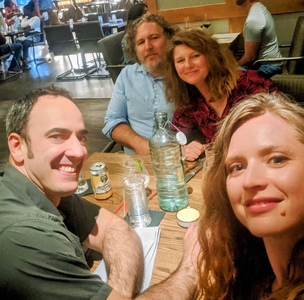 Our first time in a restauran…