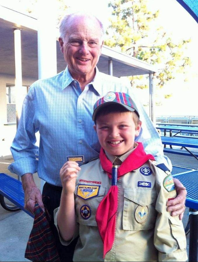 Such and honor for Grandpa to…