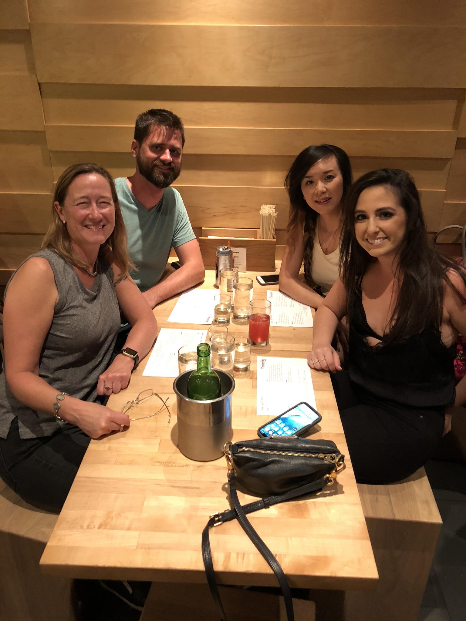 A fun dinner in NY with Chris!