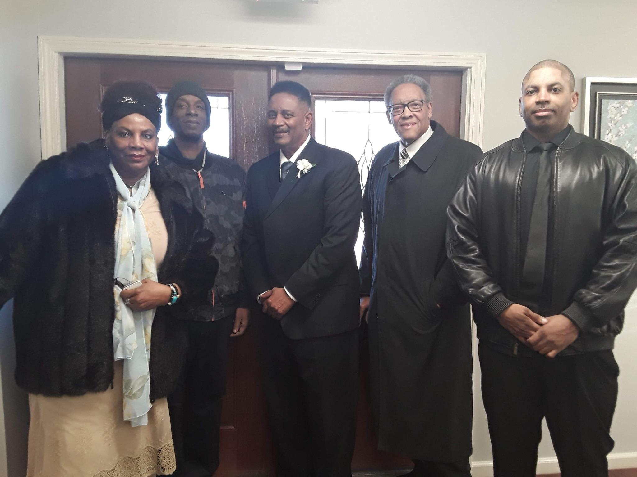 Larry Sr’s Funeral. Me, Camer…