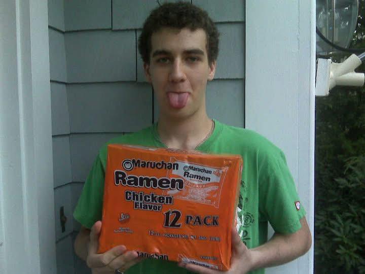 Charlie finding ramen for the…