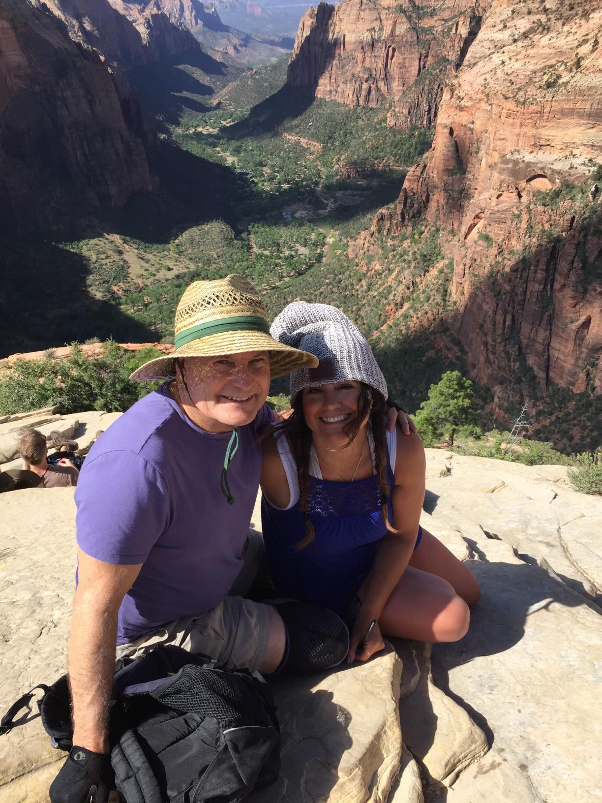 My beautiful dad - top of the…