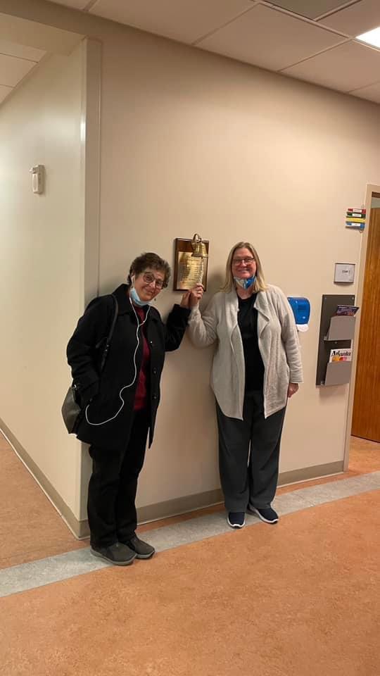 We rang the bell together on …