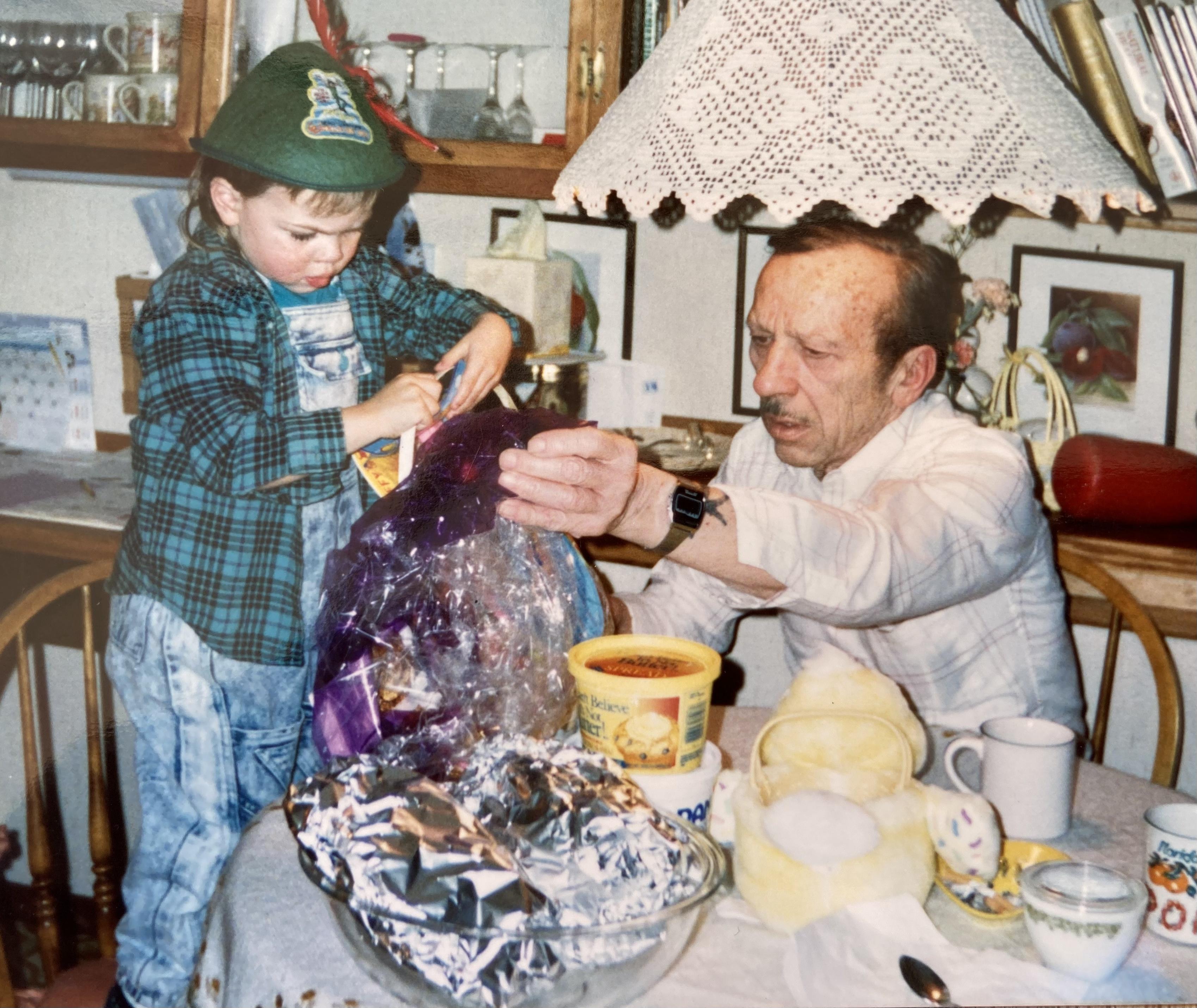 Easter Colin and Paps