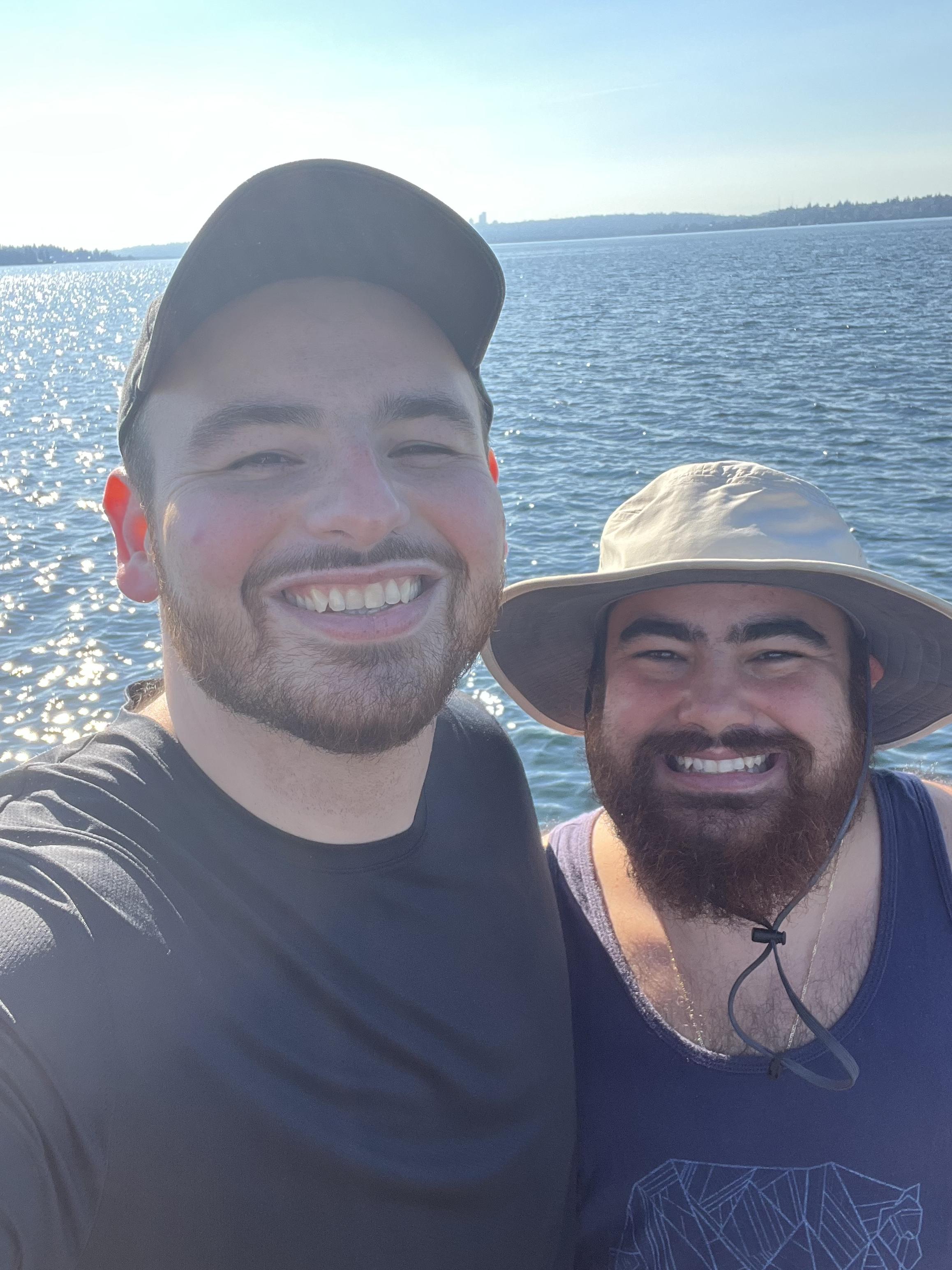 Brothers a few weeks ago