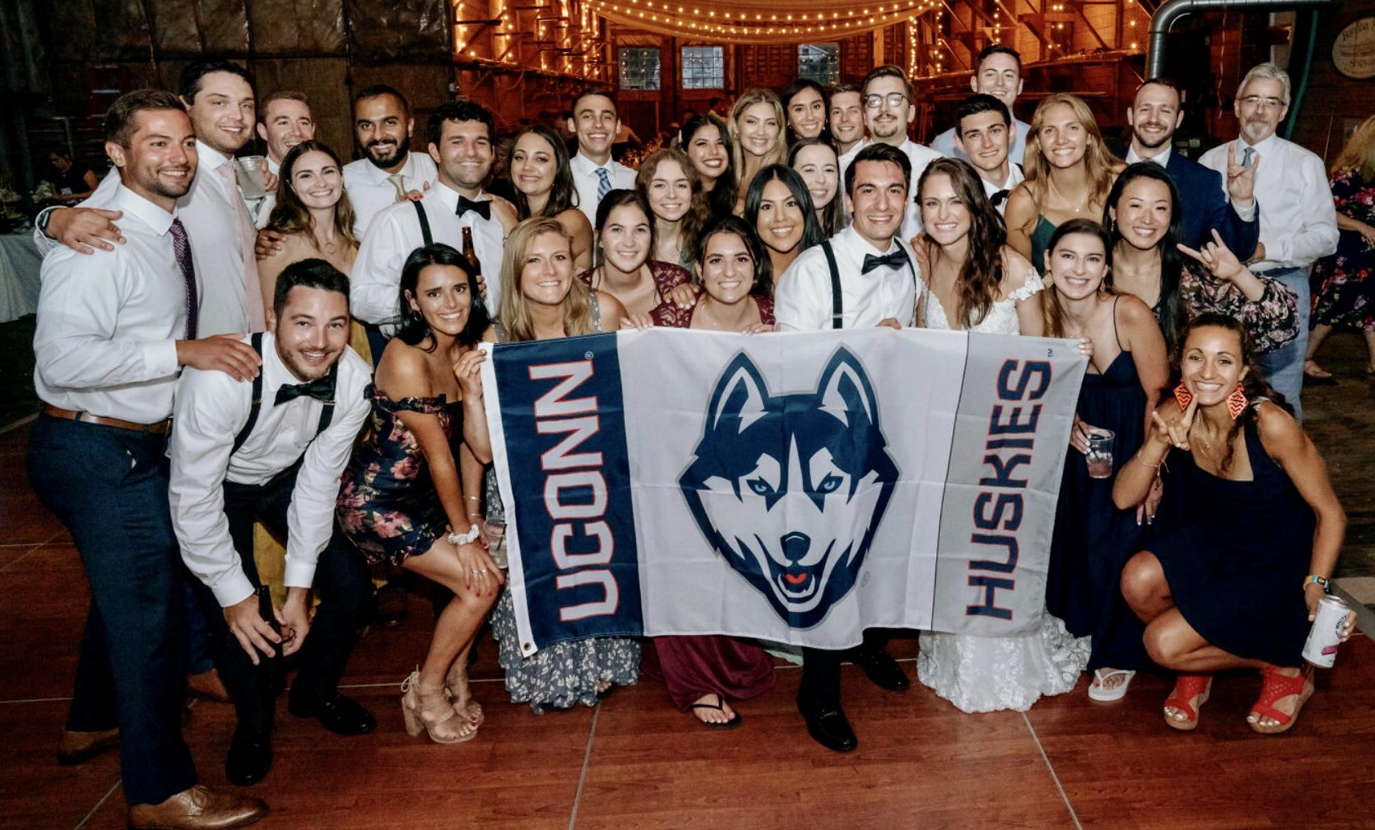 Celebrating  Huskies😊