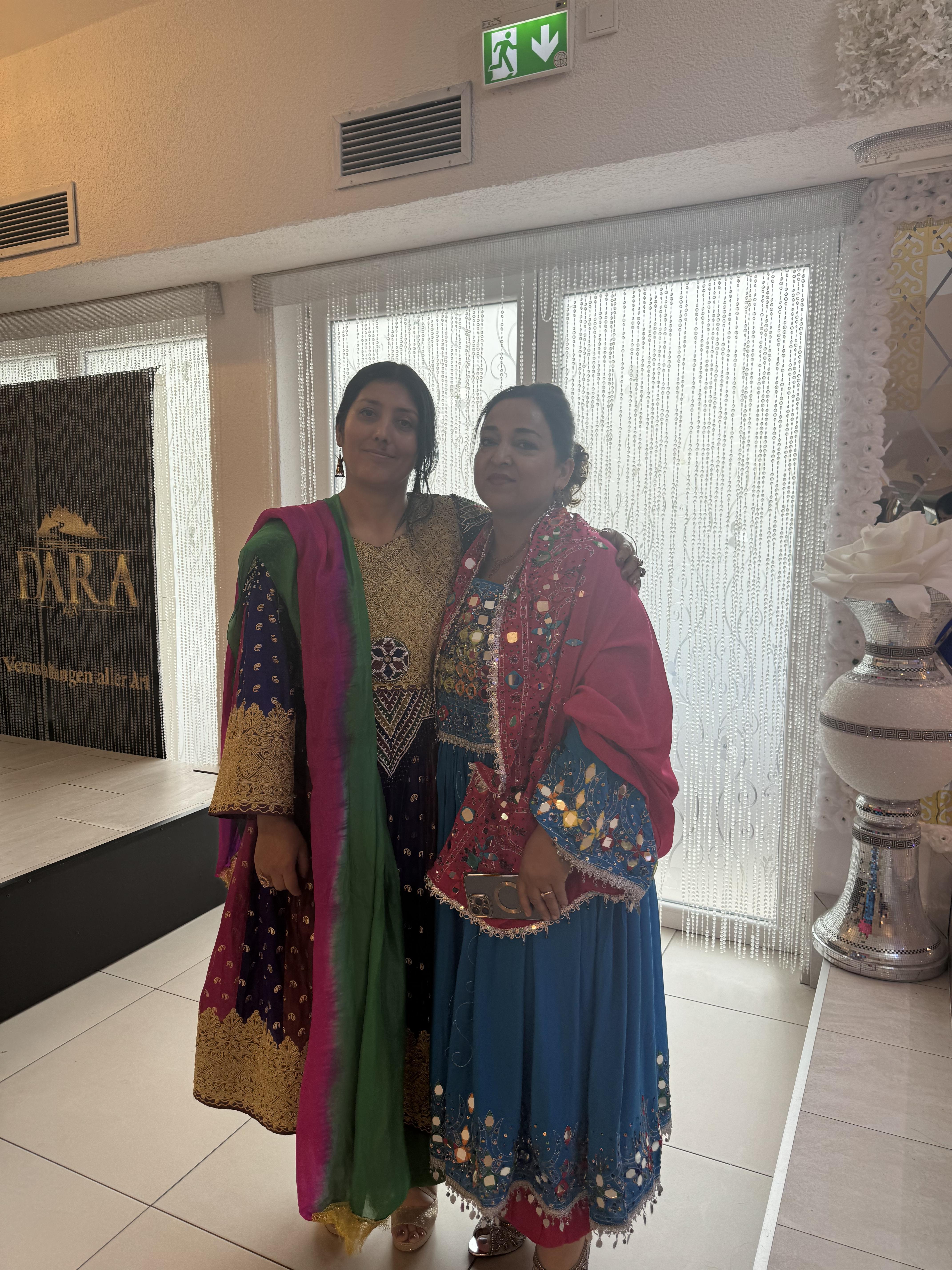 Wajma and Nooria at Jawed’s H…