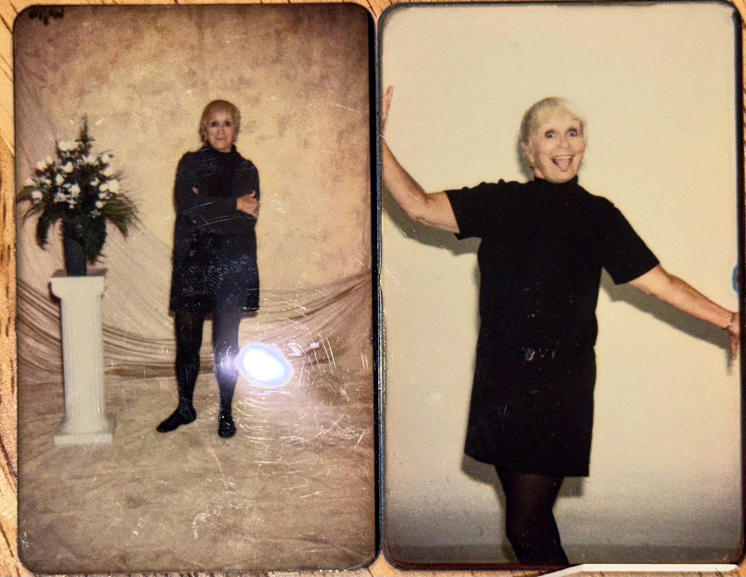 My mom/Phyllis testing out li…