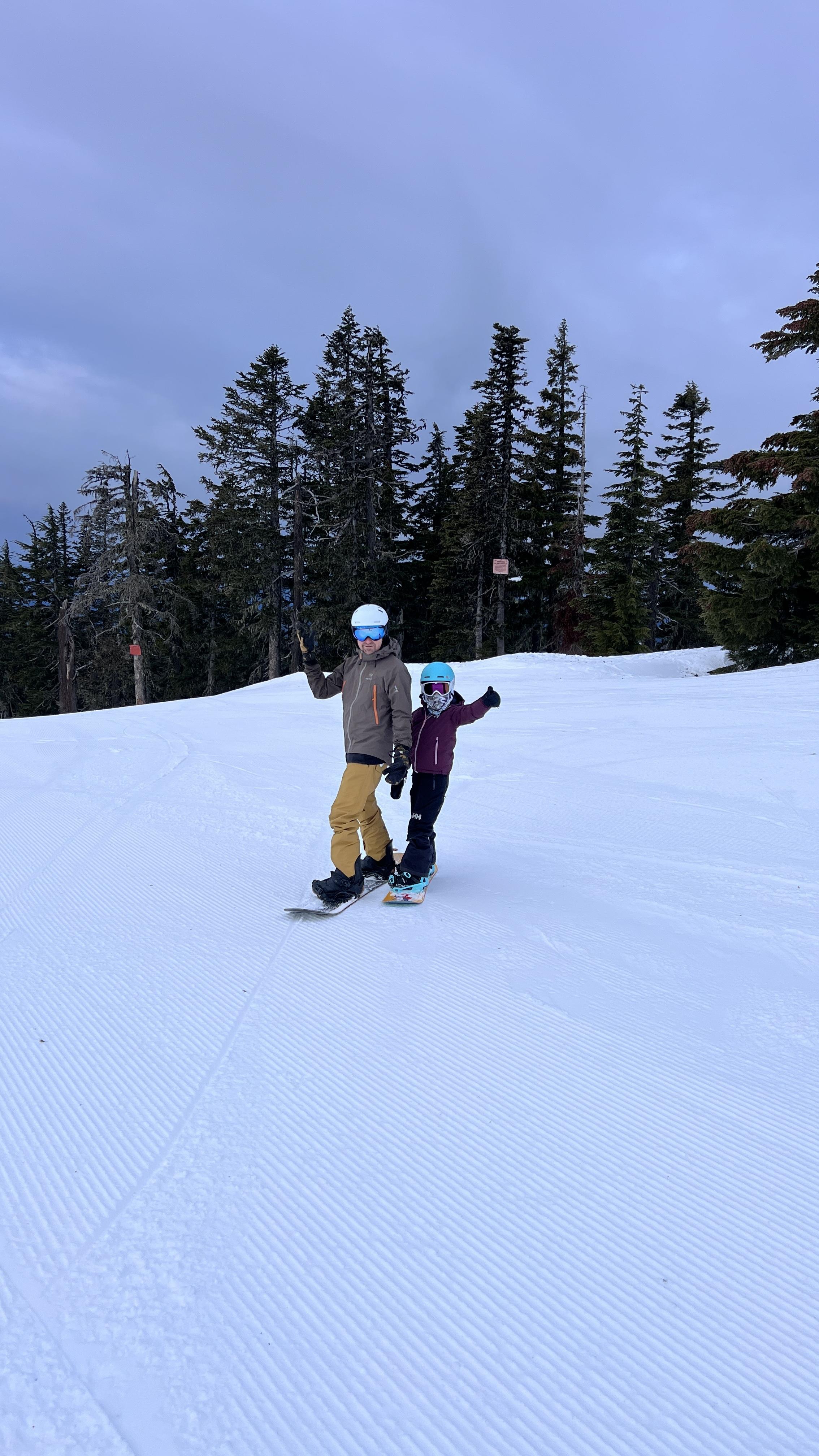 Last run with with the Cain's…