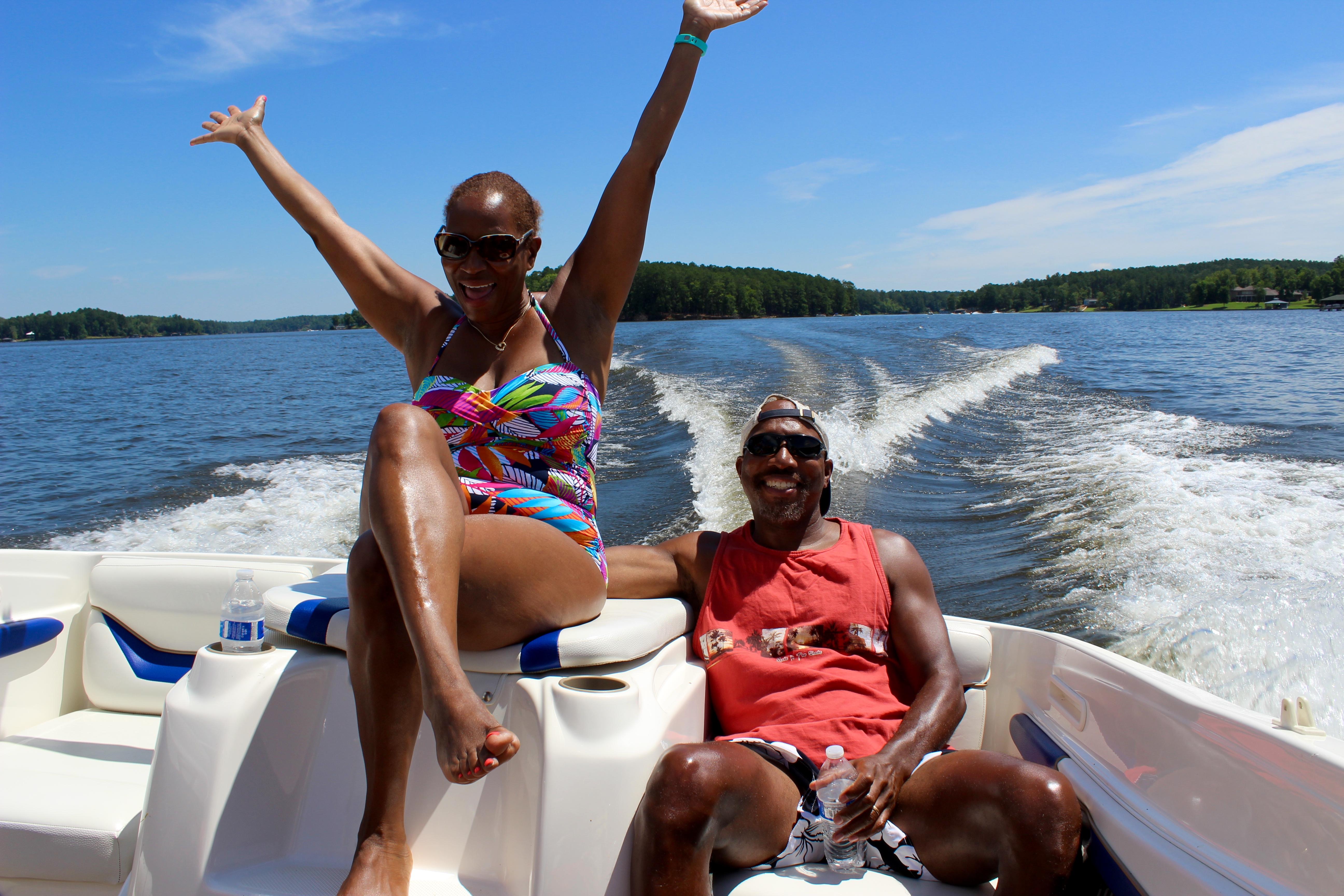 Regina enjoying every moment …