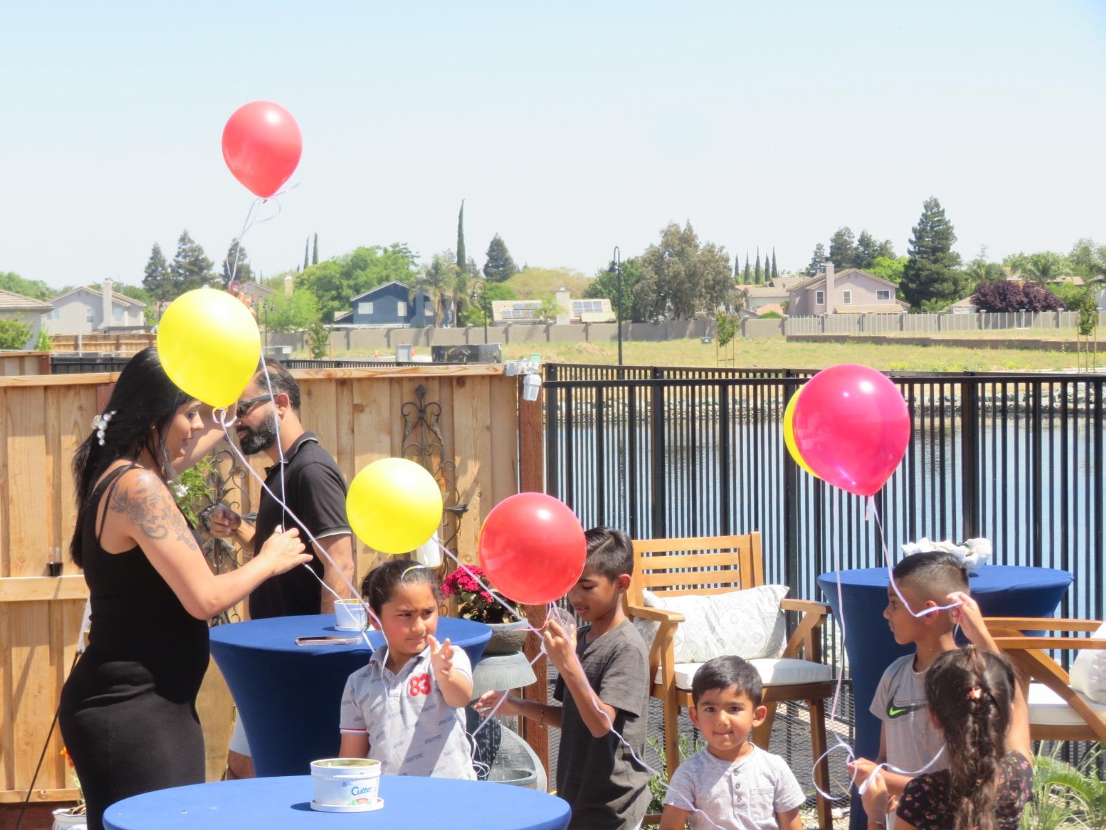 Balloon release for Beloved N…