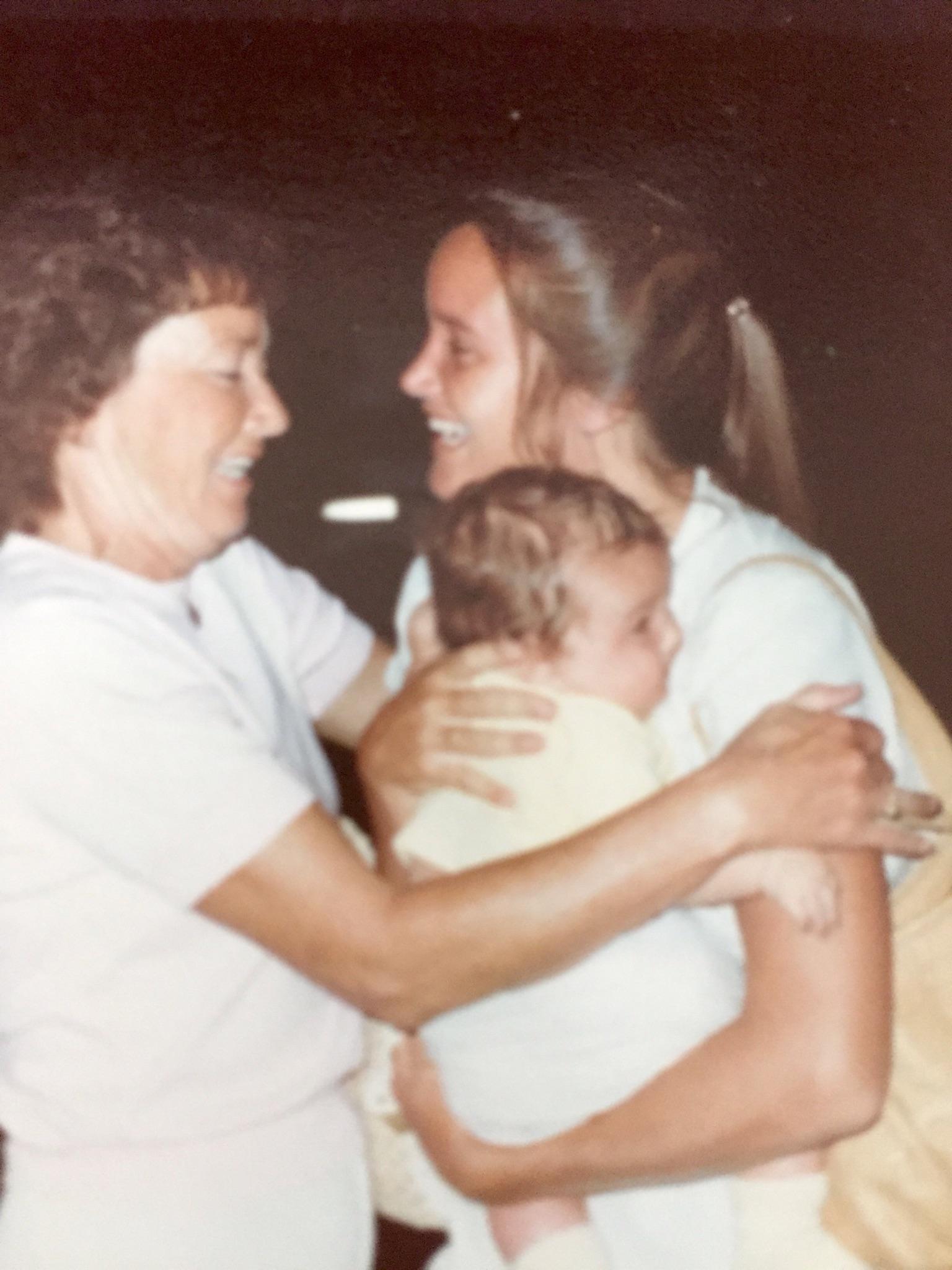 Grandma meets grandson for fi…