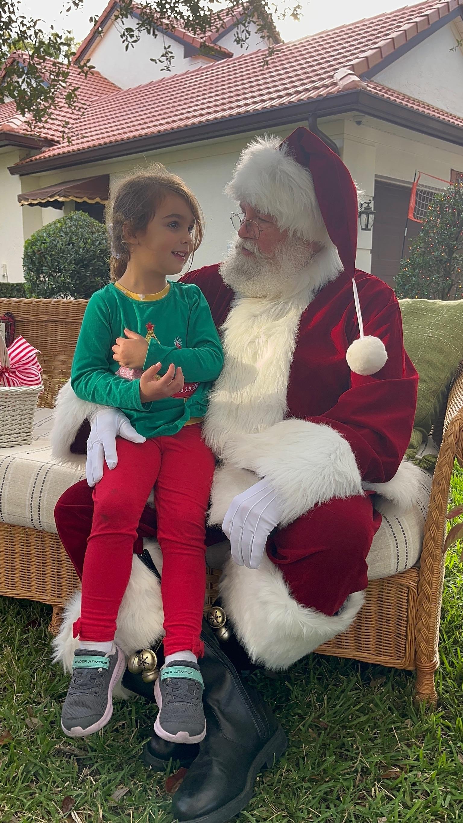 Santa Kirk spreading the Magi…