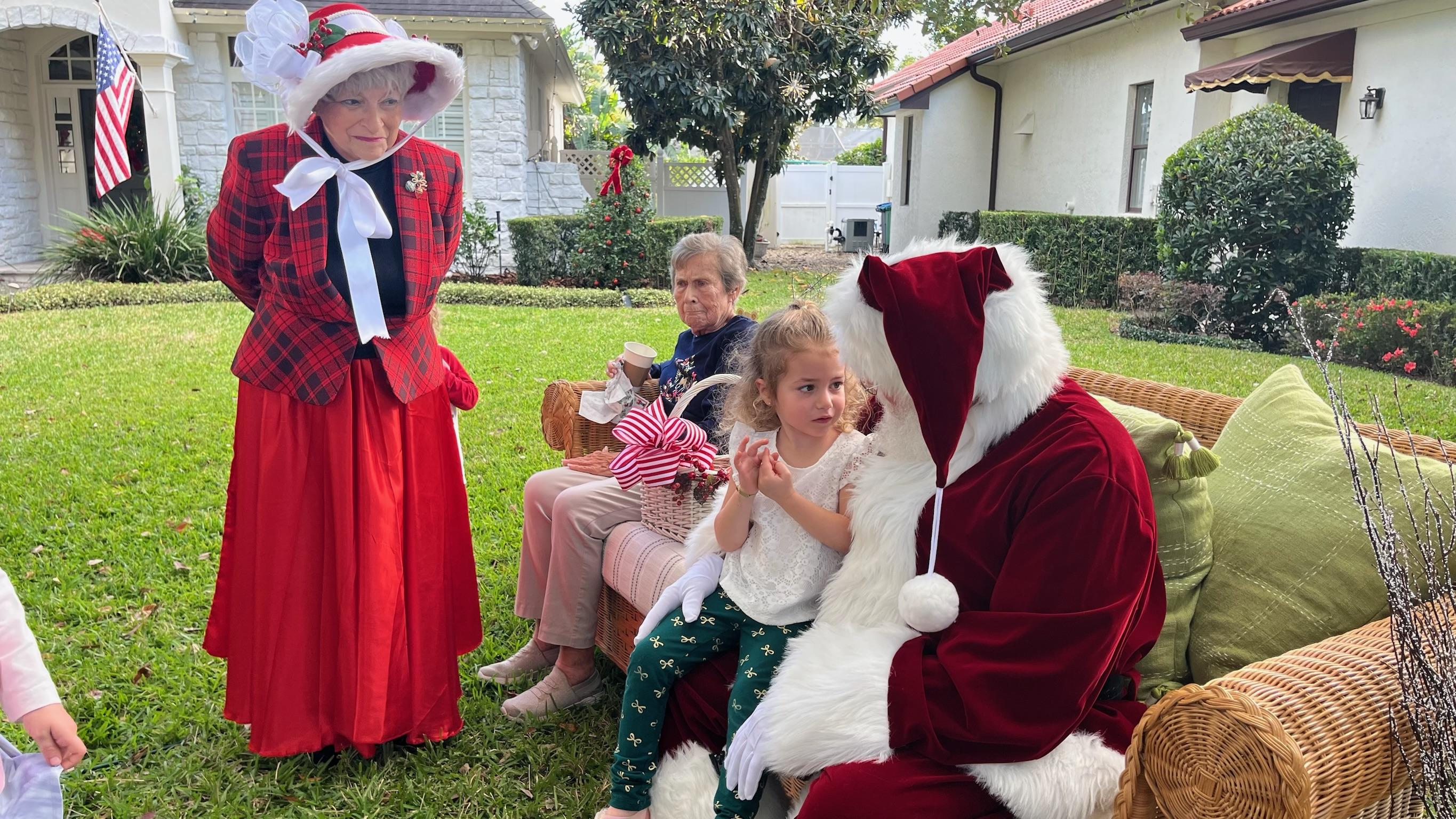 Santa Kirk spreading the Magi…