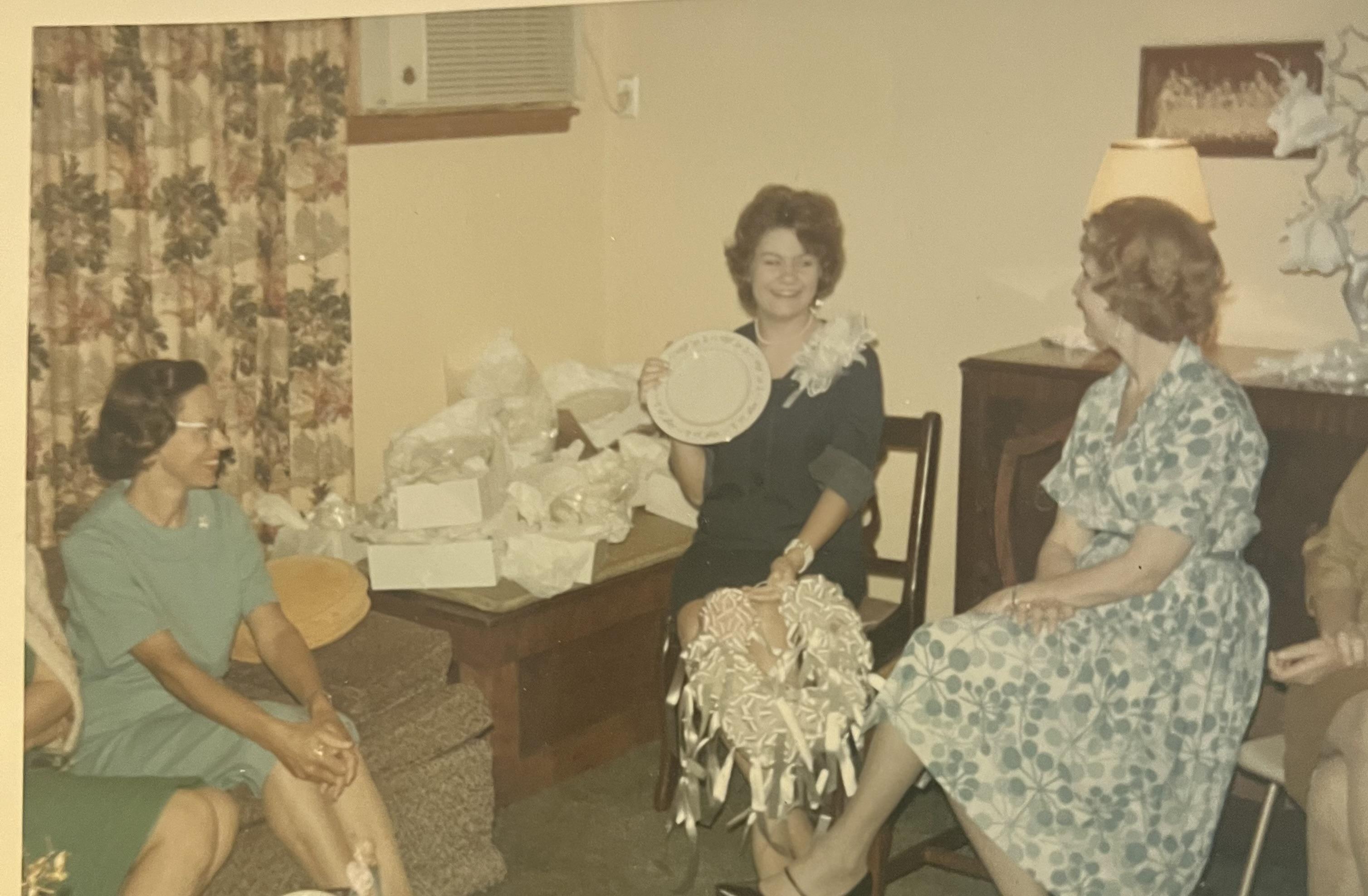 Bridal Shower; Linda in the c…