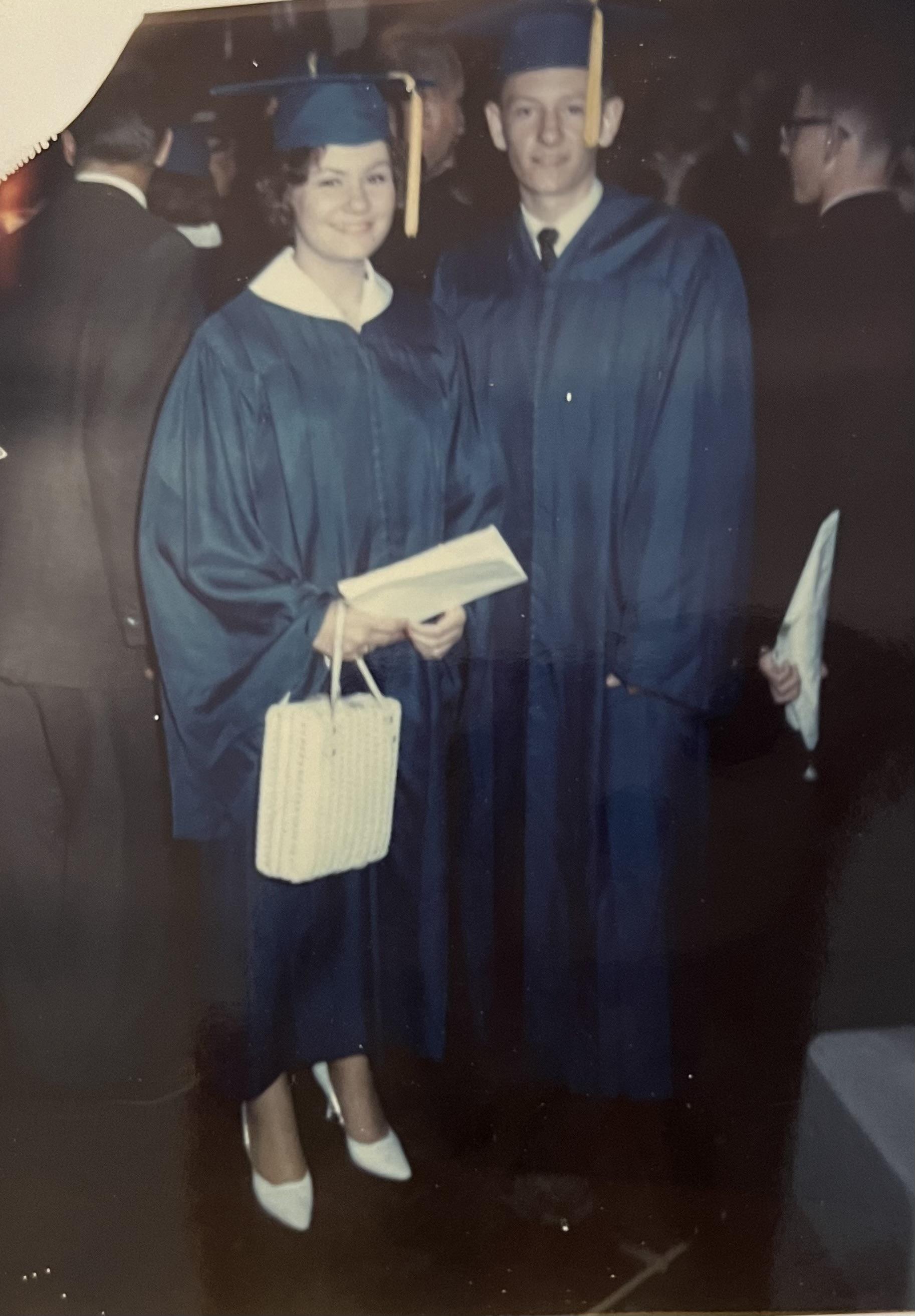 High school graduation; Linda…