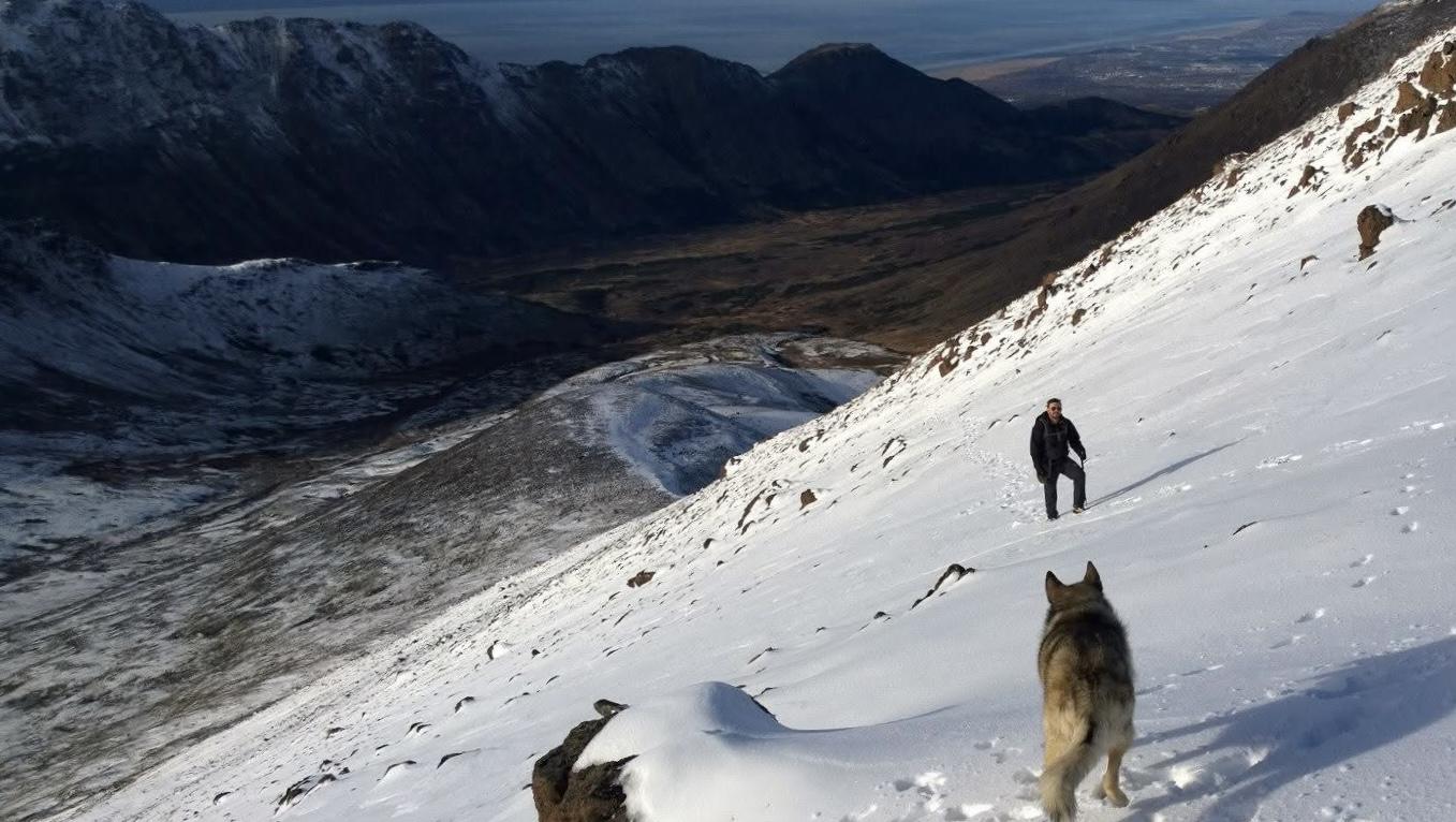 Dylan and Duke on the Ramp