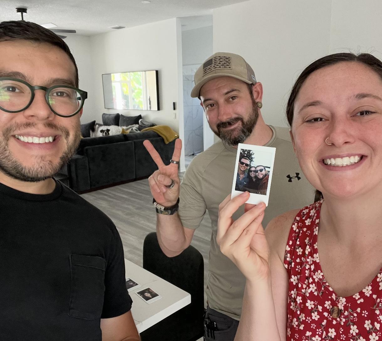 Us sending our love via text …