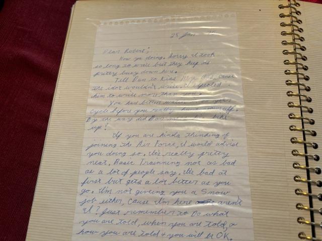 This is a letter that I sent …