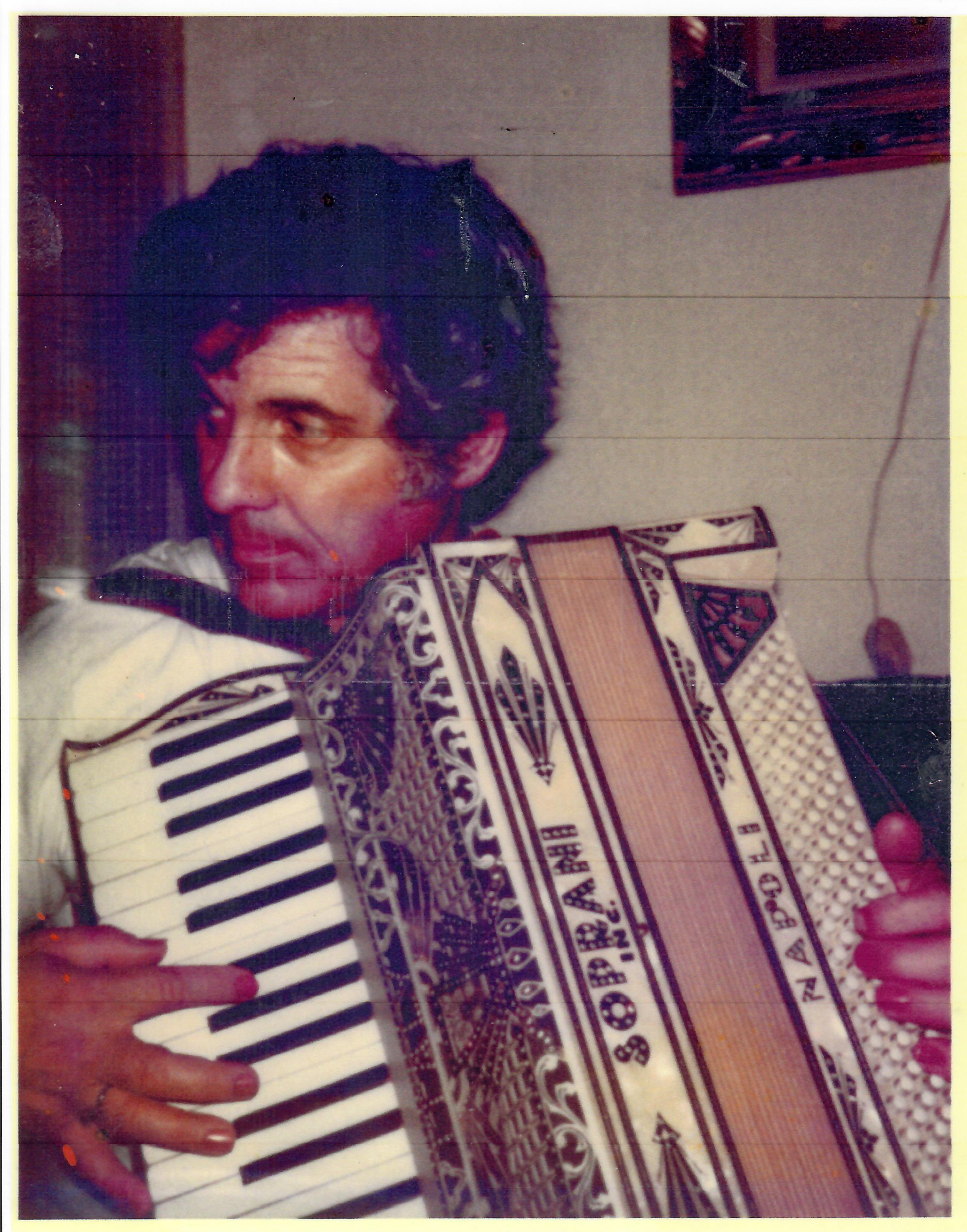 Papa & his accordion