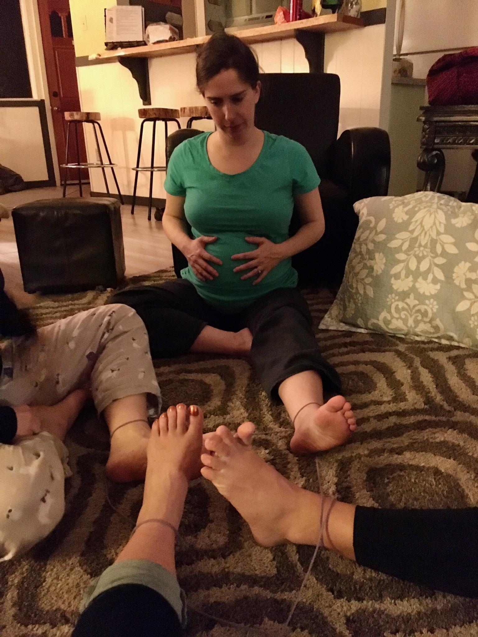 Pregnant Shannon in Geodesic …