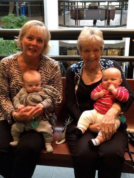 Peggy and Liam with Grandma J…