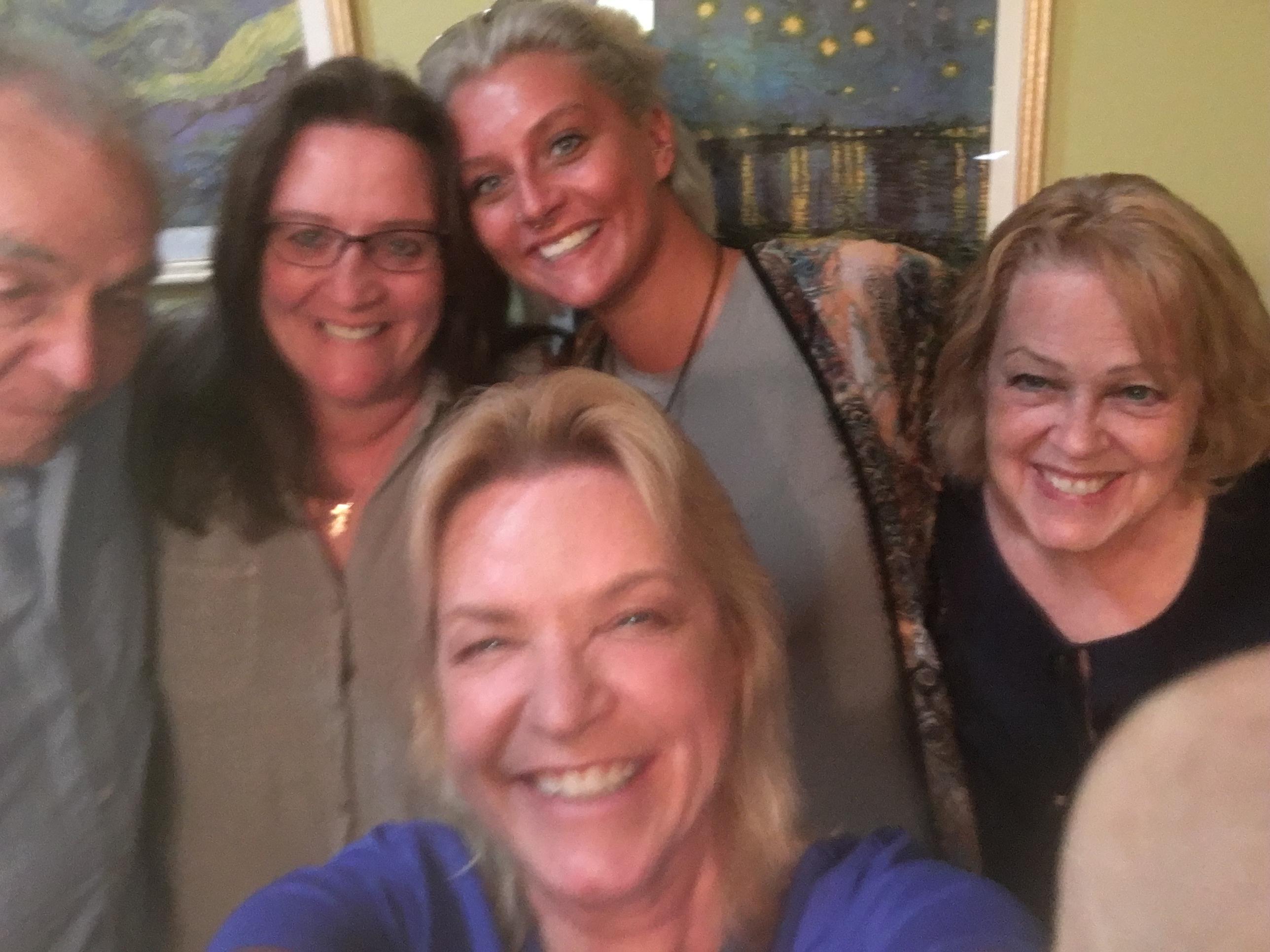 Tina and Lesley came for a me…