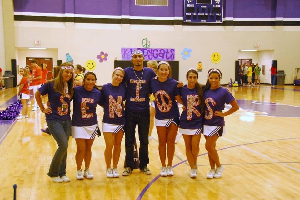 High school pep rally