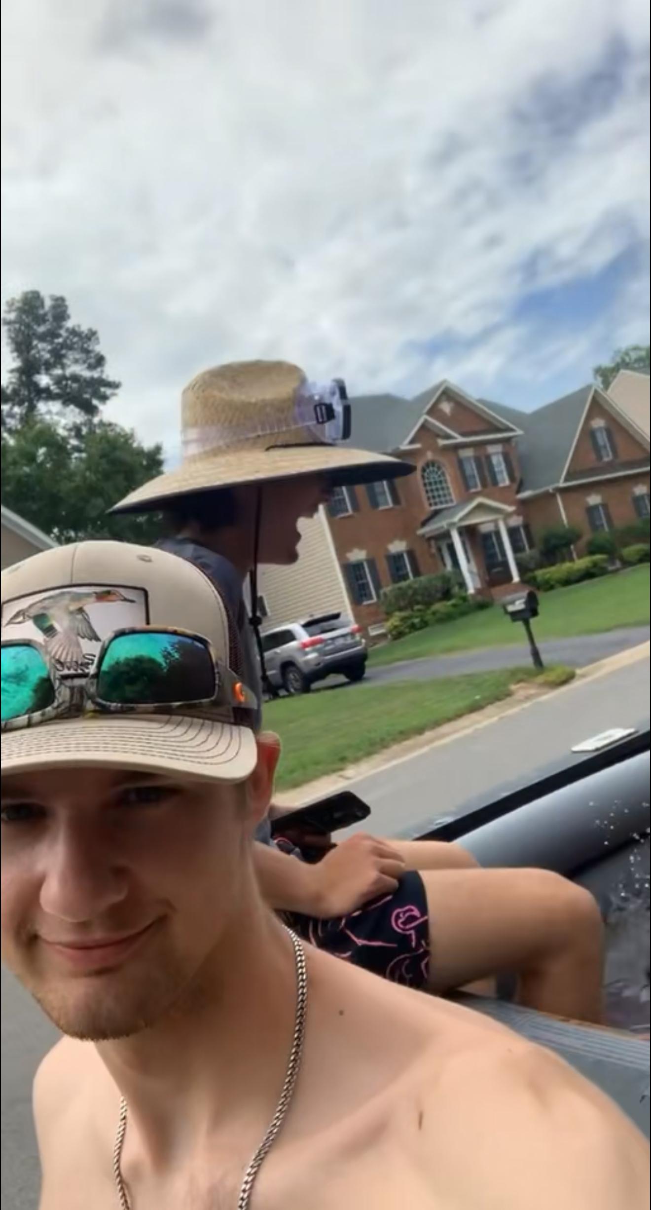 Scott video still of Nate lau…