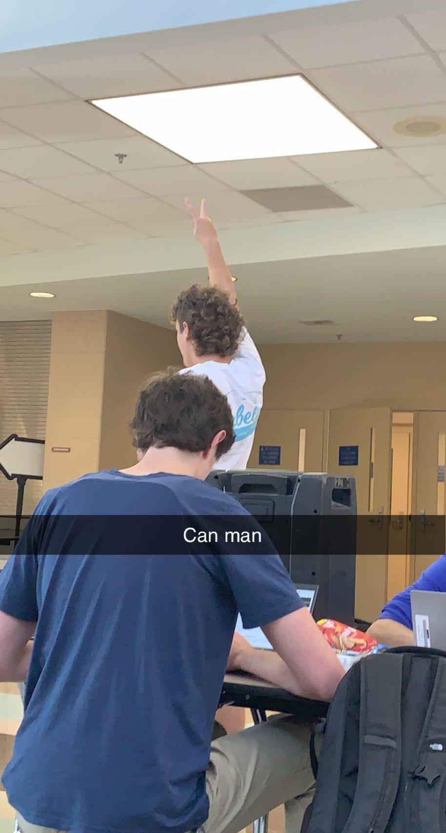 Nate was in my communications…