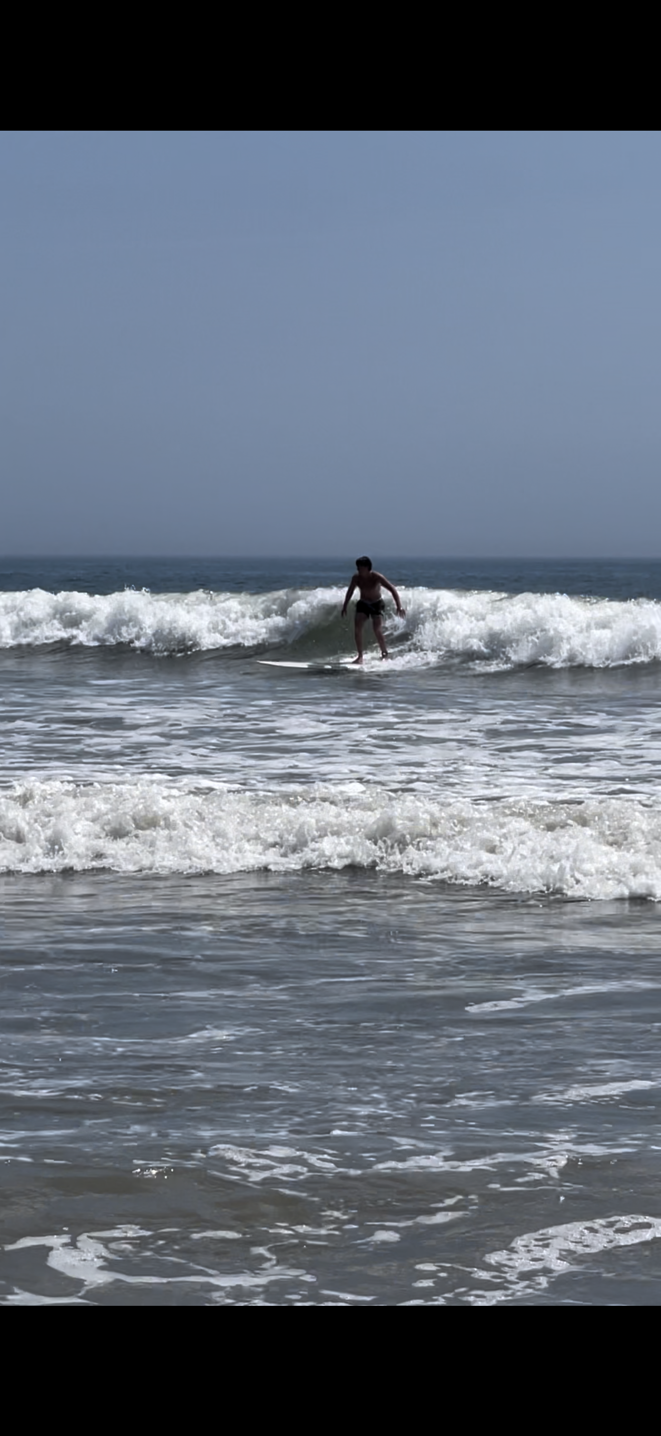 Nate catching a wave. No Seba…