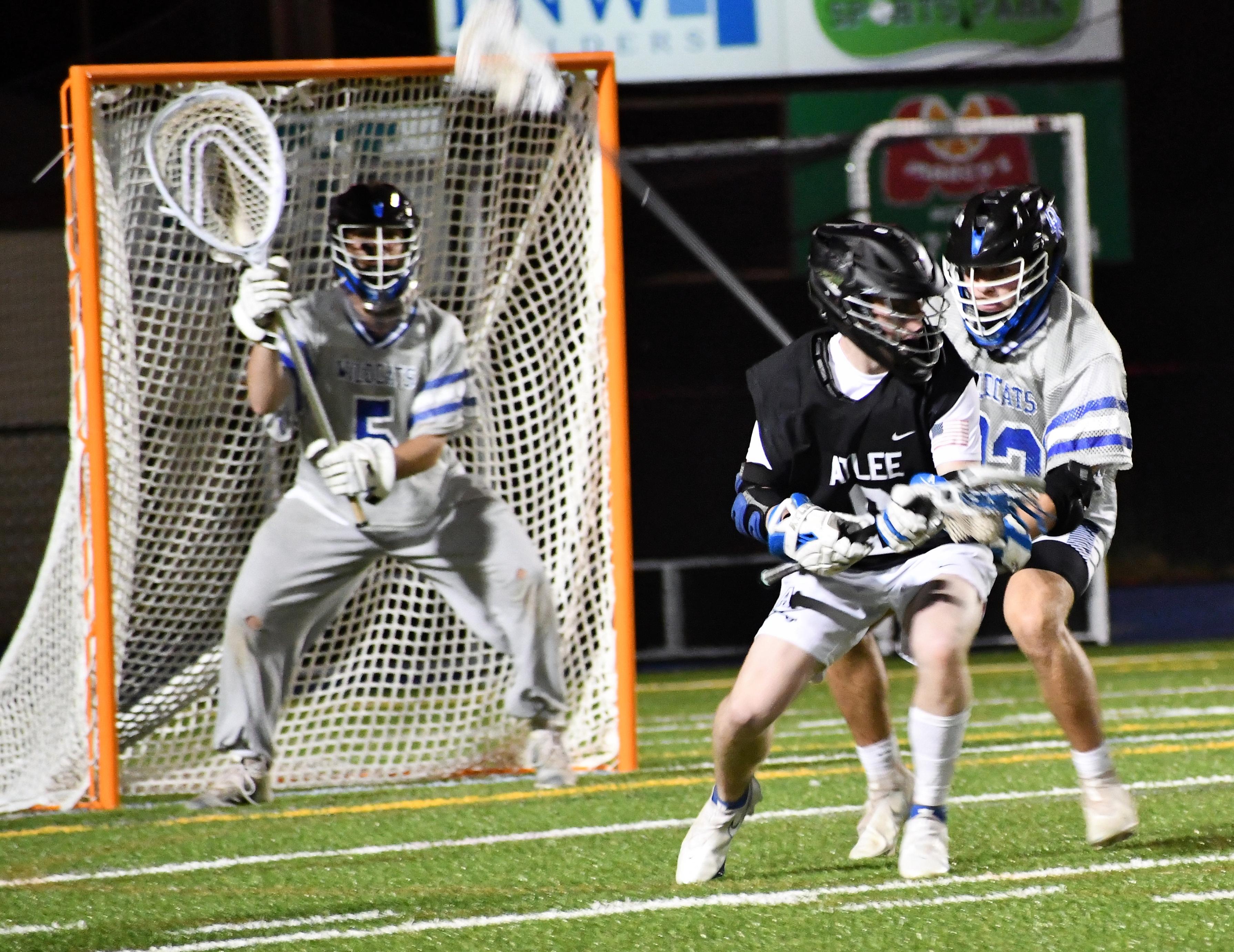 Nate Protecting the goal.