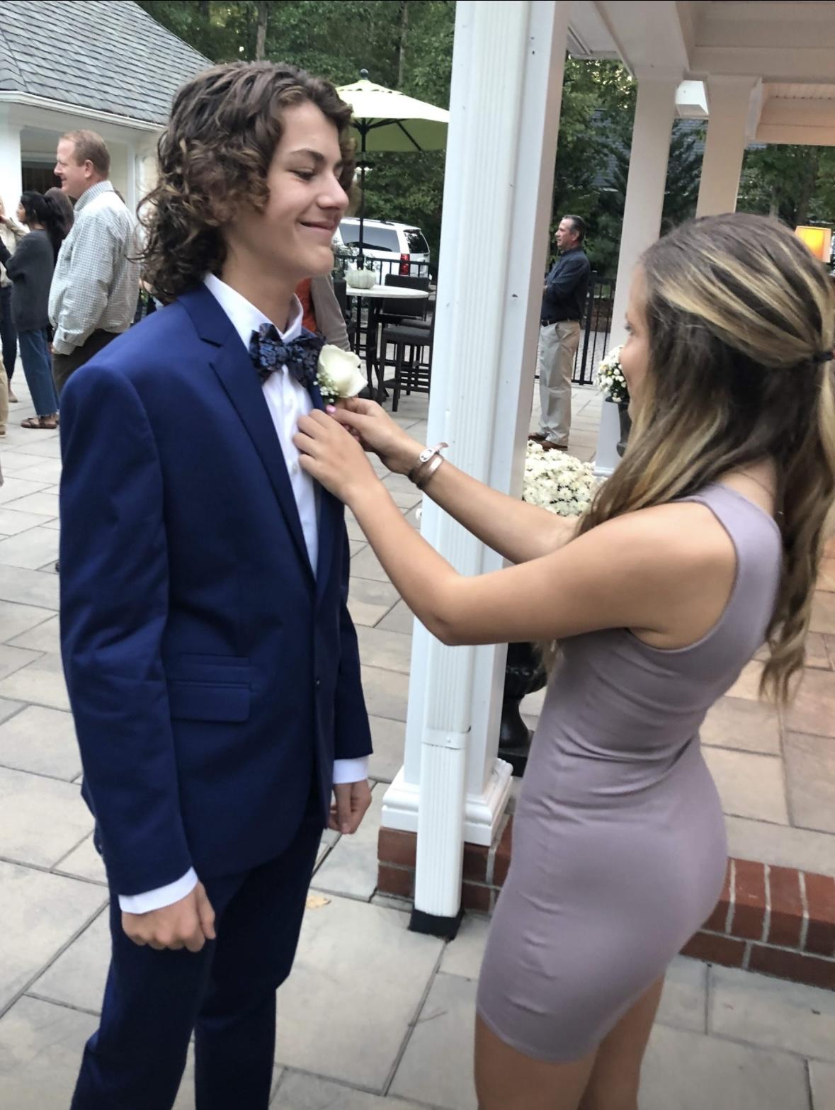 Freshman year homecoming with…